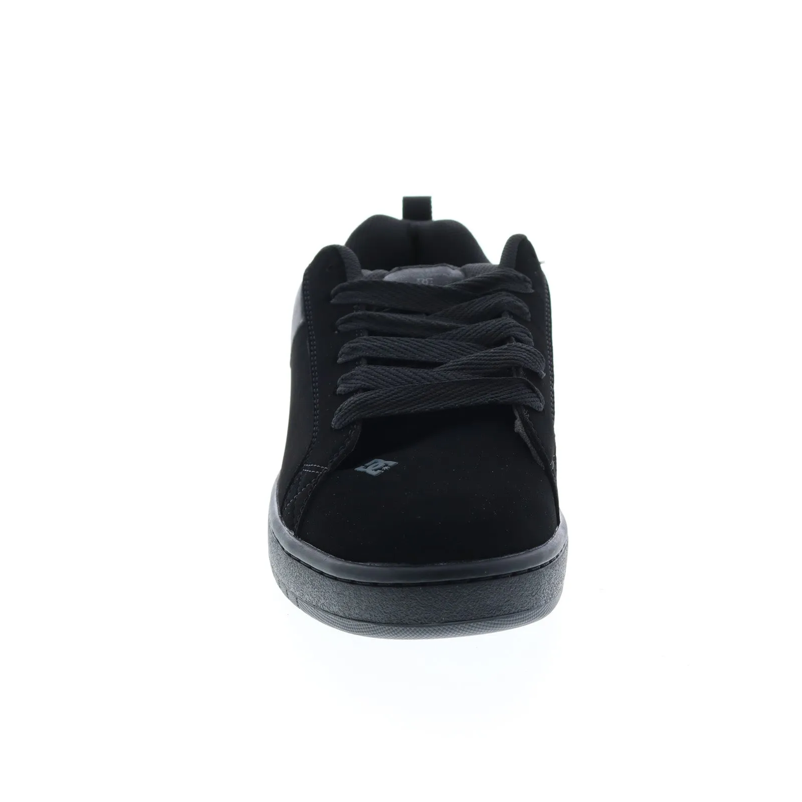 DC Court Graffik Black Nubuck Skate Sneakers for Men