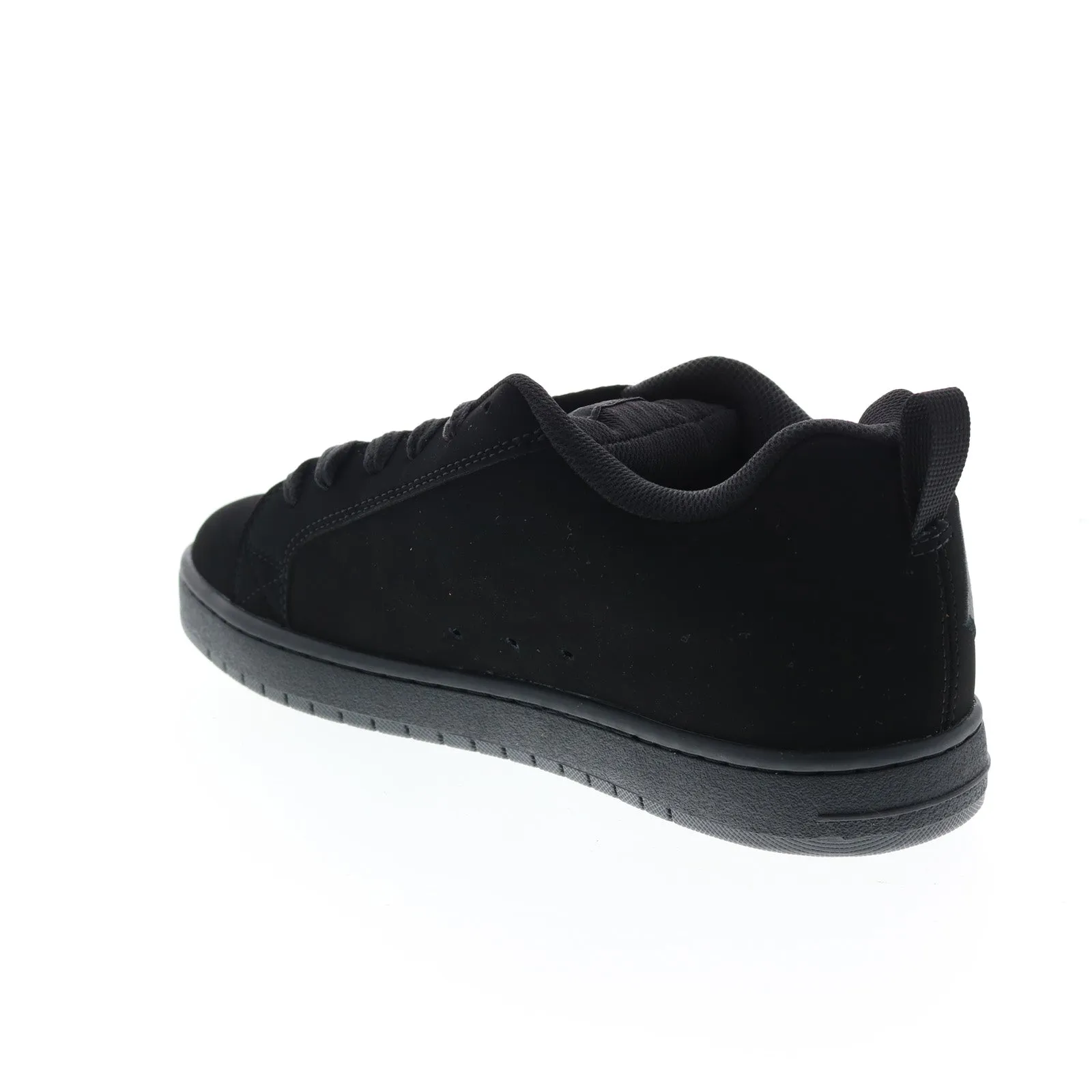 DC Court Graffik Black Nubuck Skate Sneakers for Men