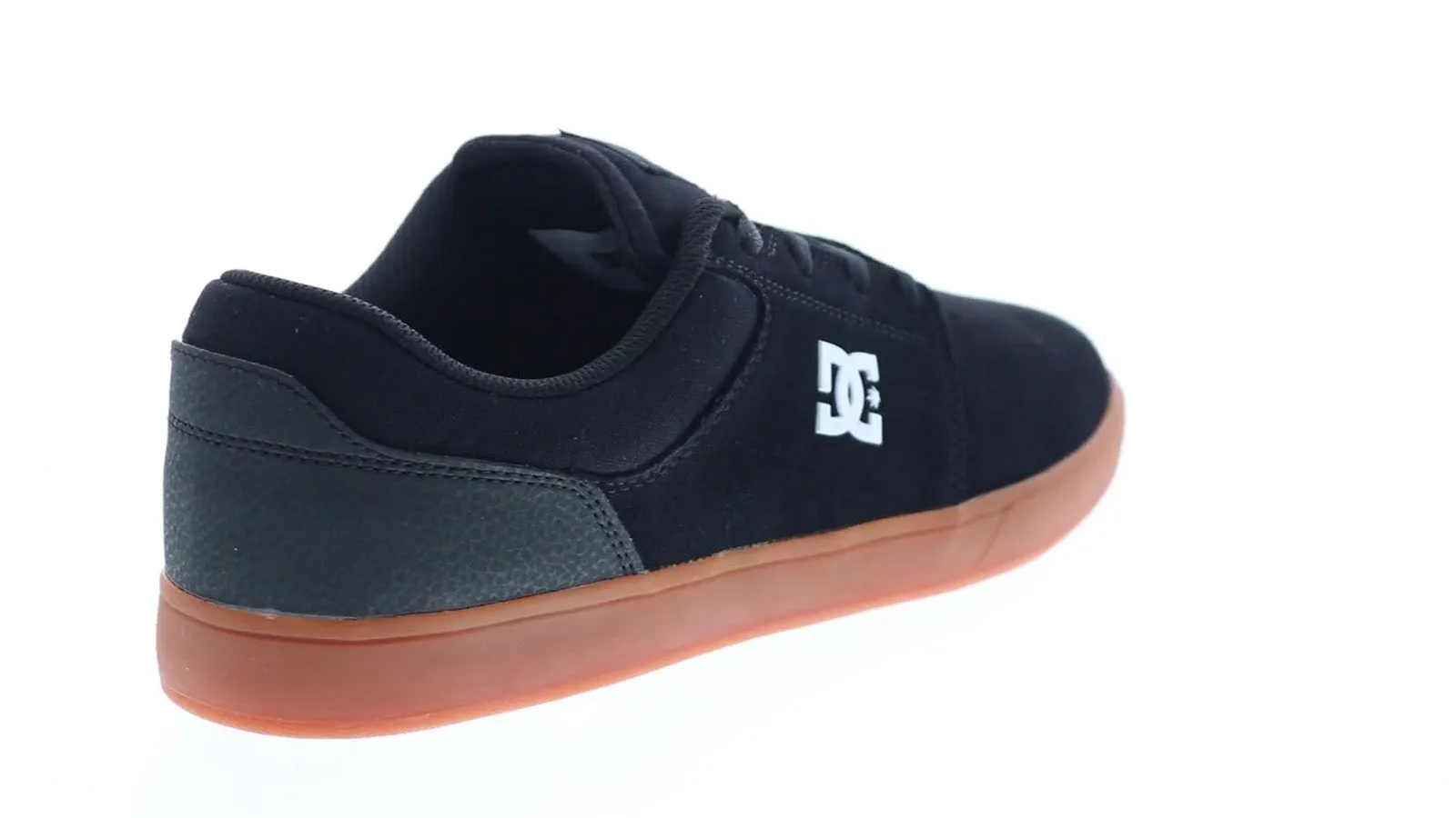 DC Crisis Black Suede Skate Sneakers for Men - ADYS100647-BGM