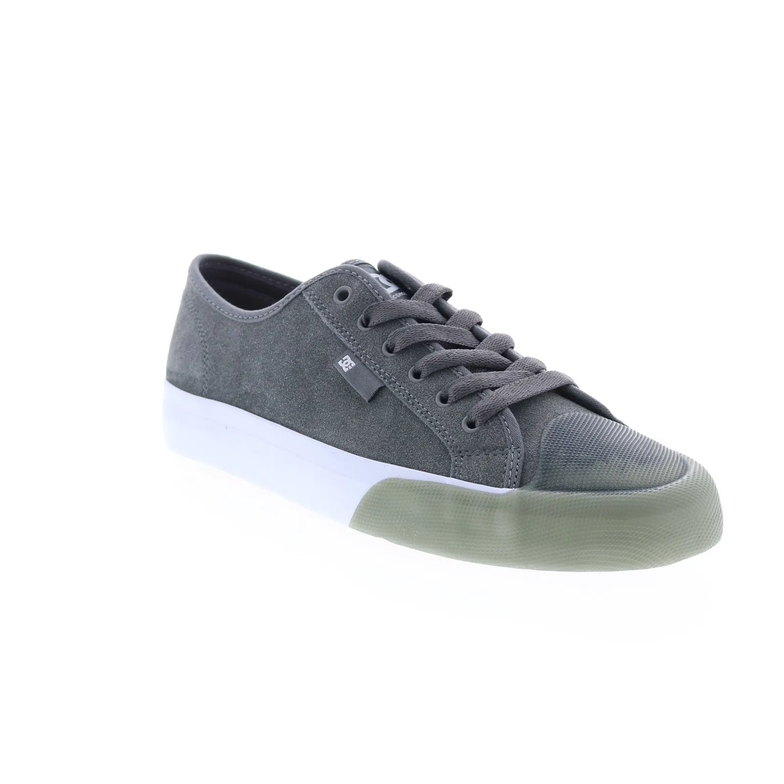 DC Gray Suede Skate Inspired Sneakers Manual RT ADYS300592-GRY