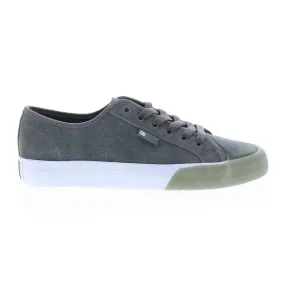 DC Gray Suede Skate Inspired Sneakers Manual RT ADYS300592-GRY