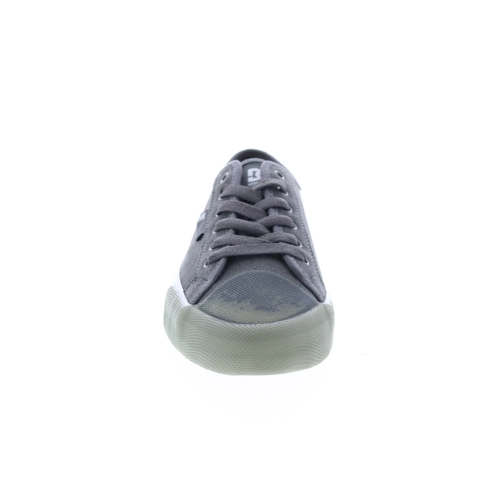 DC Gray Suede Skate Inspired Sneakers Manual RT ADYS300592-GRY