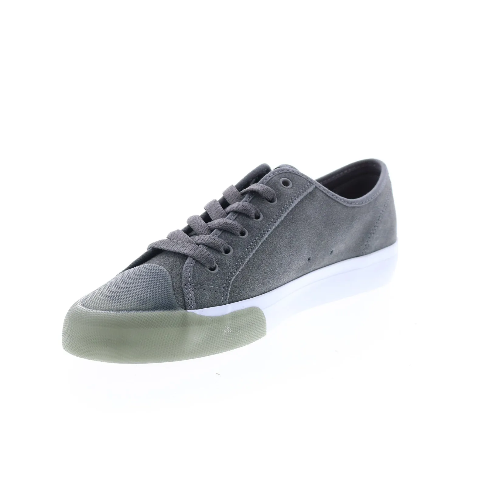 DC Gray Suede Skate Inspired Sneakers Manual RT ADYS300592-GRY