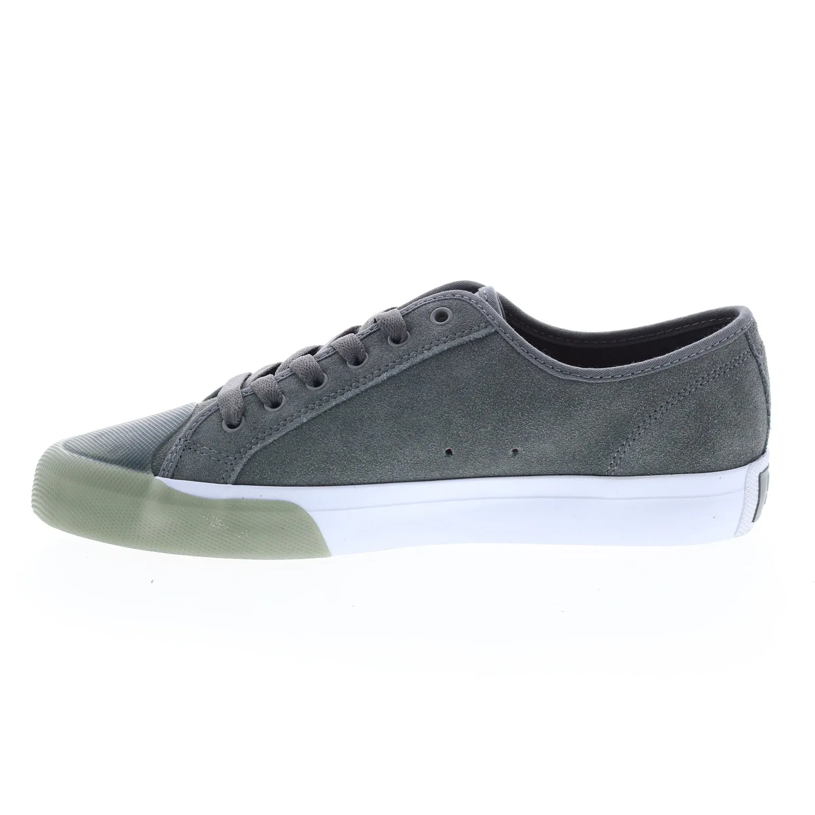 DC Gray Suede Skate Inspired Sneakers Manual RT ADYS300592-GRY