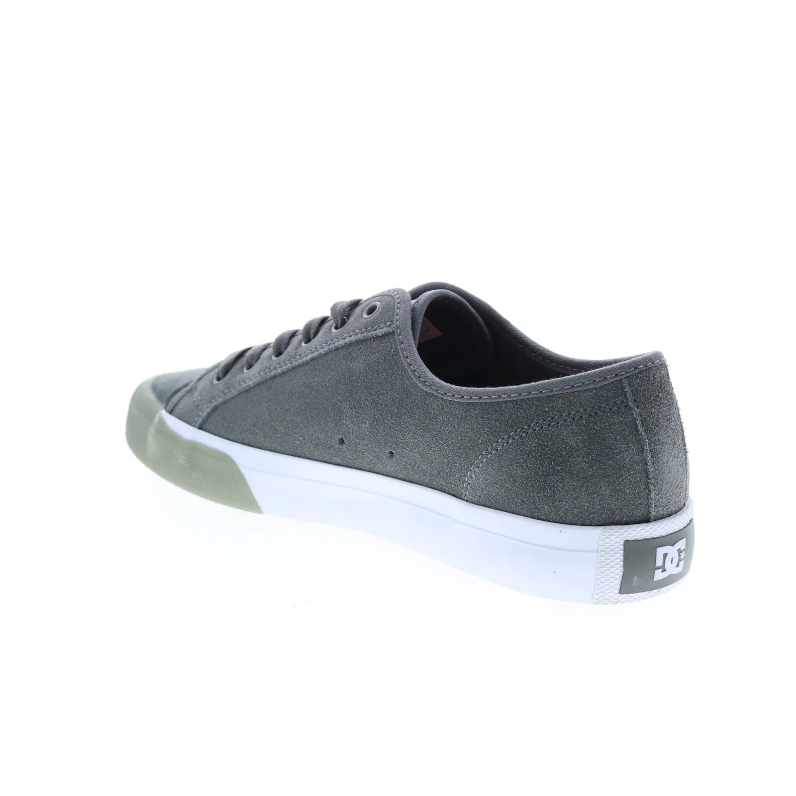 DC Gray Suede Skate Inspired Sneakers Manual RT ADYS300592-GRY