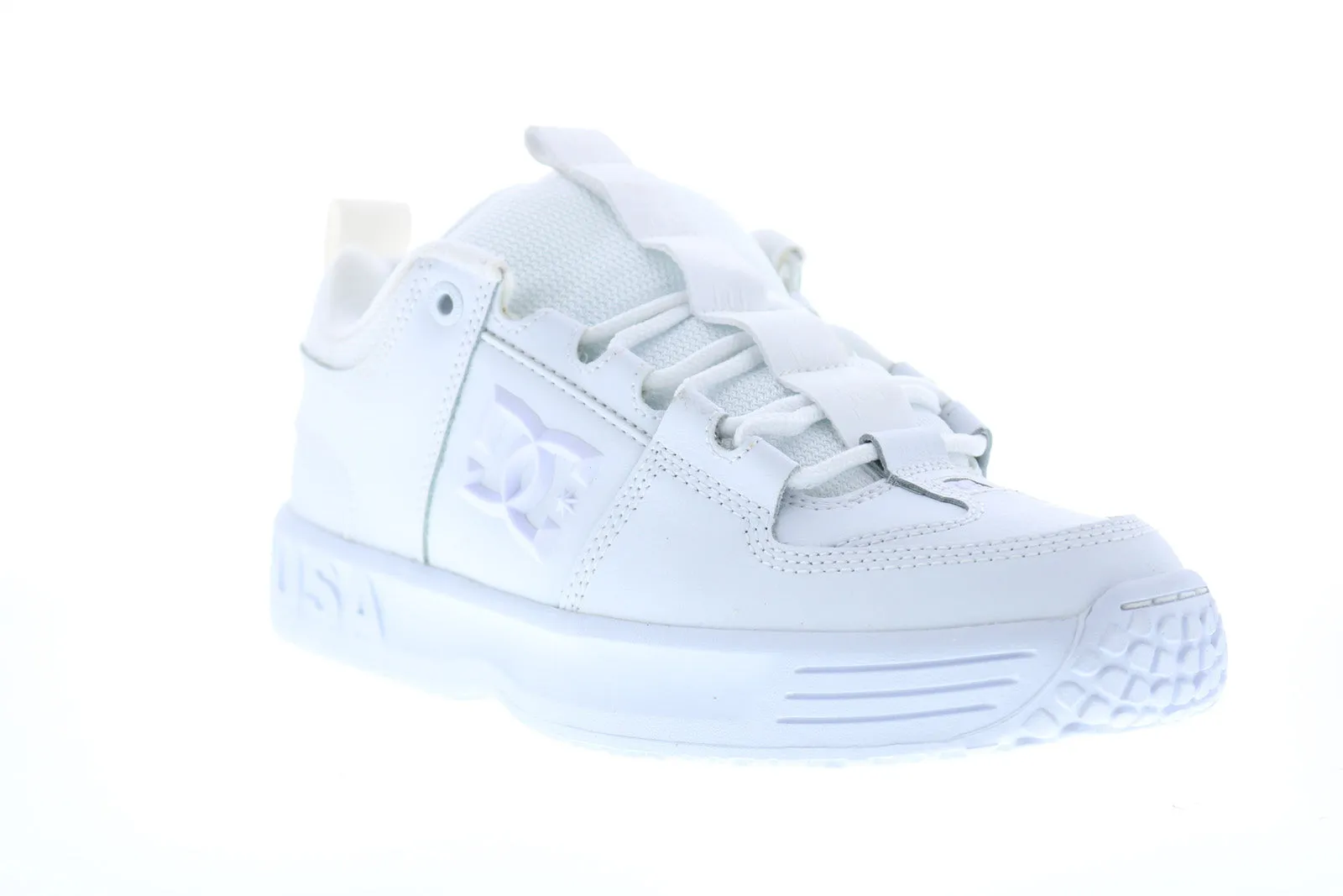 DC Lynx OG ADYS100425 Men's White Leather Skate Shoes