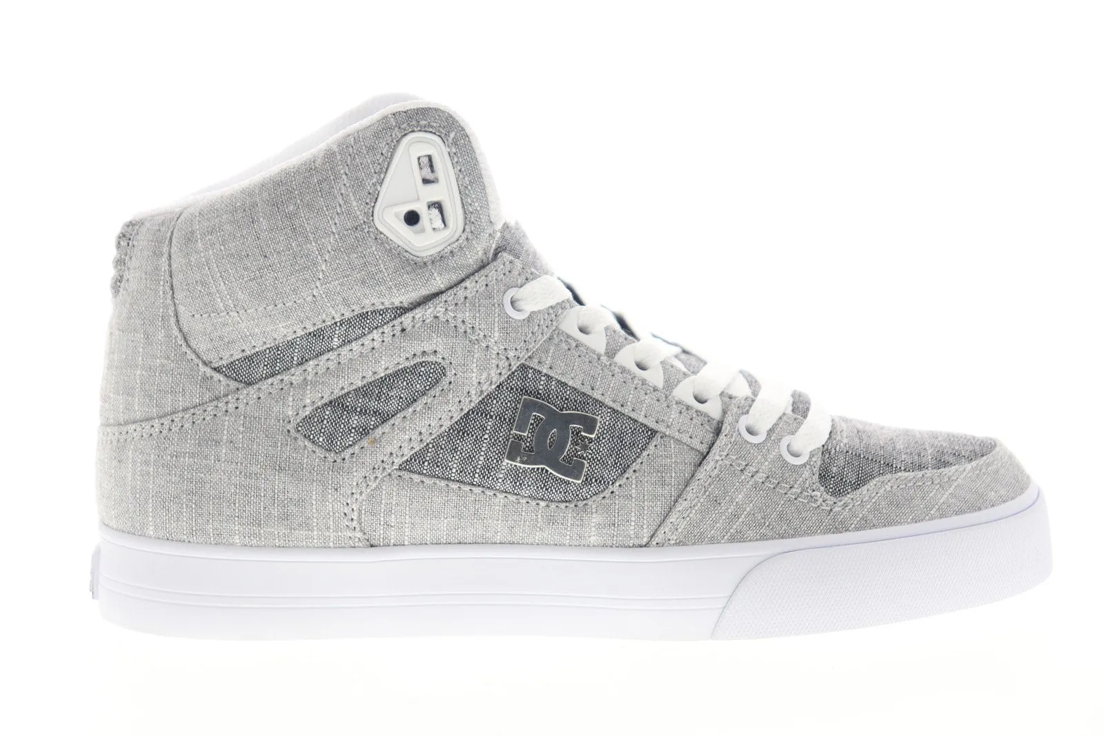 DC Men's Gray High Top Skate Sneakers - ADYS400046 