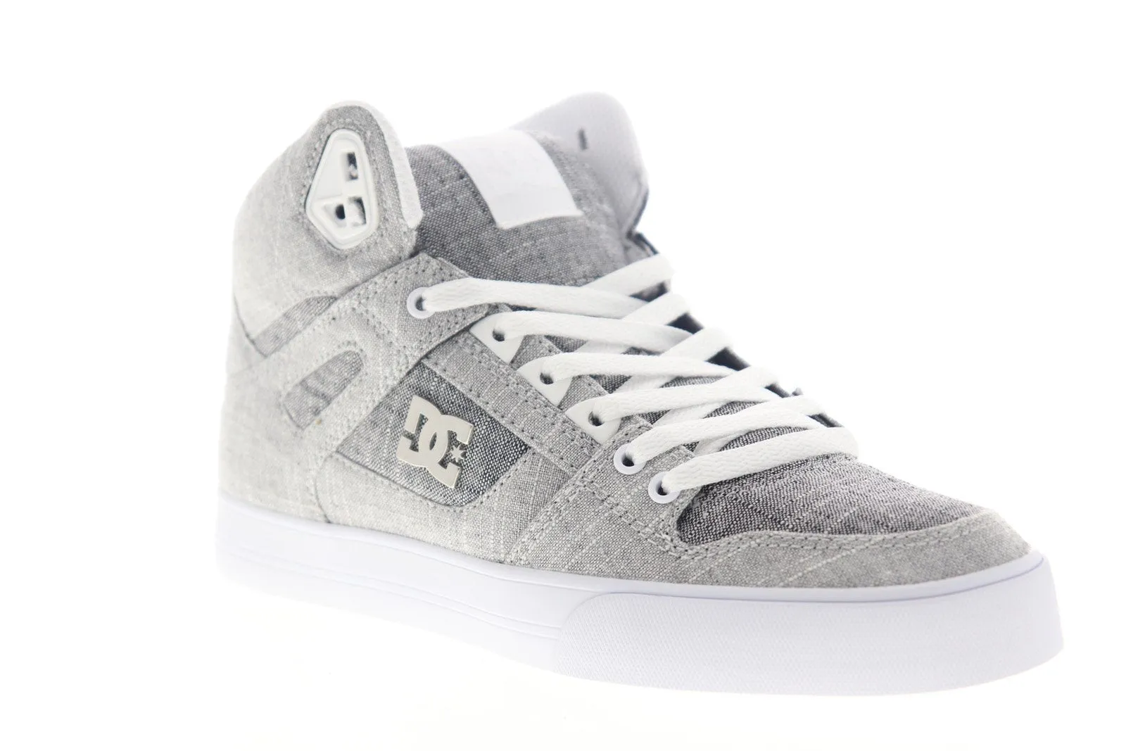 DC Men's Gray High Top Skate Sneakers - ADYS400046 