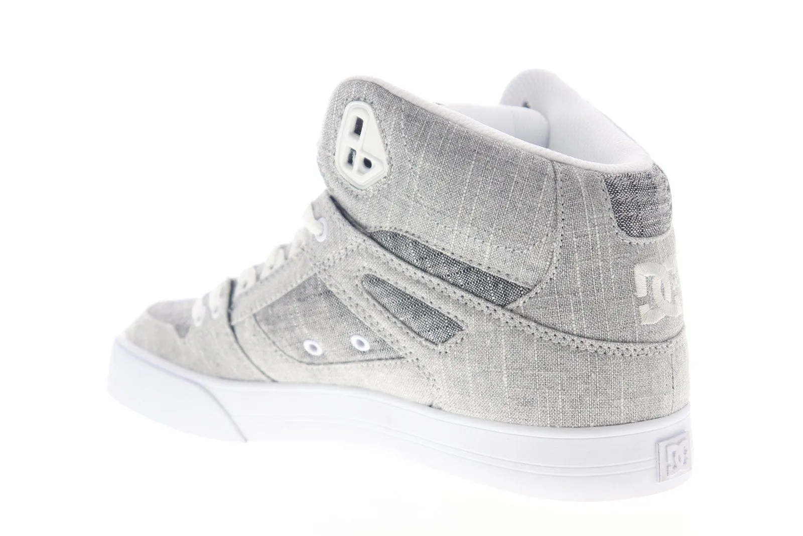 DC Men's Gray High Top Skate Sneakers - ADYS400046 