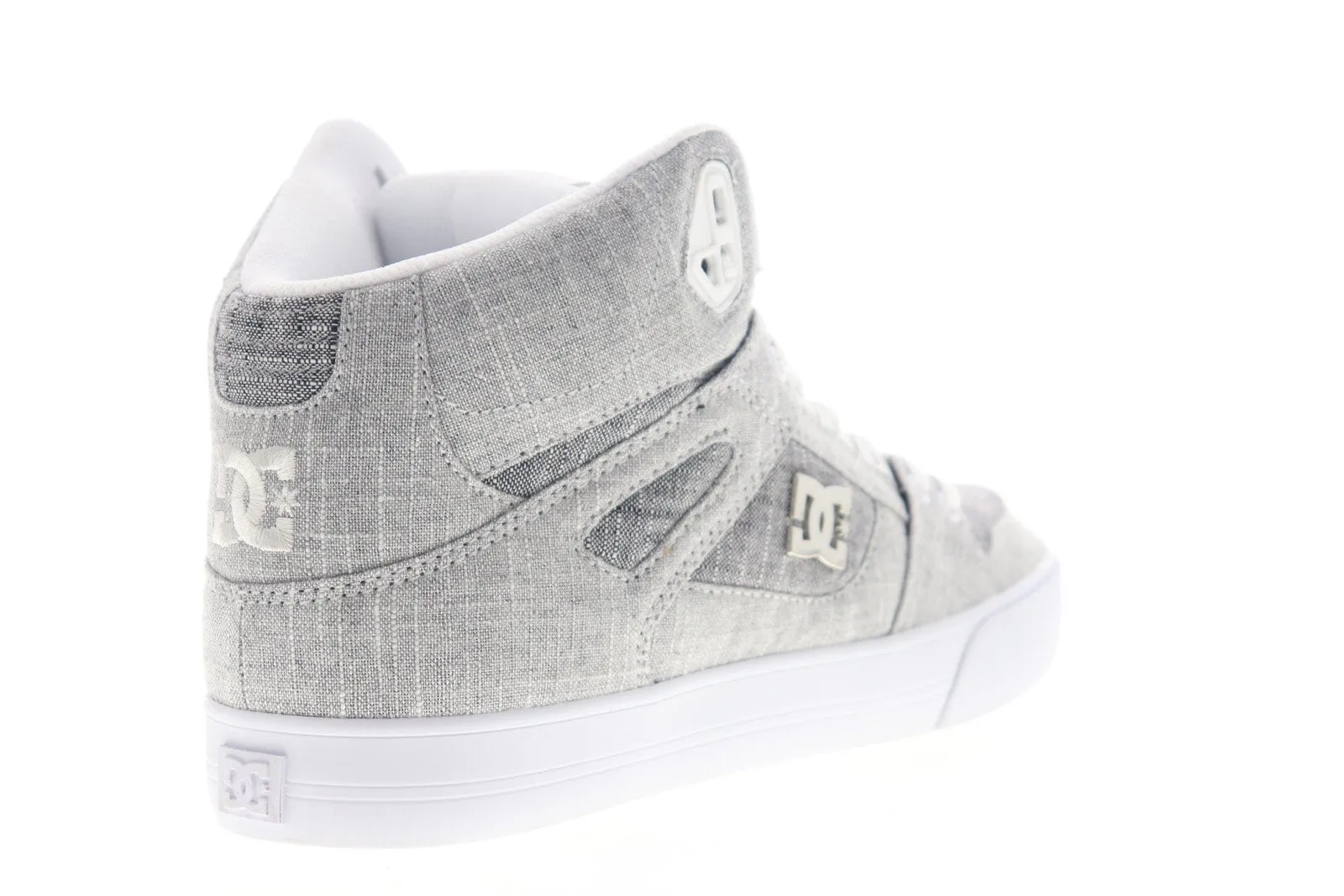 DC Men's Gray High Top Skate Sneakers - ADYS400046 