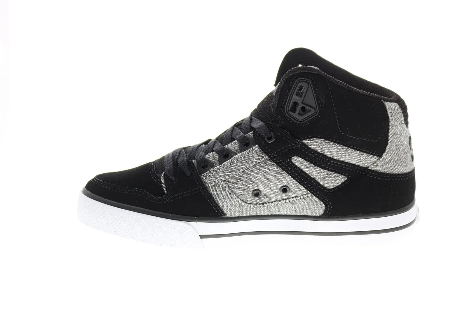 DC Pure High-Top WC Black Skate Inspired Sneakers Shoes Men ADYS400043-KBA