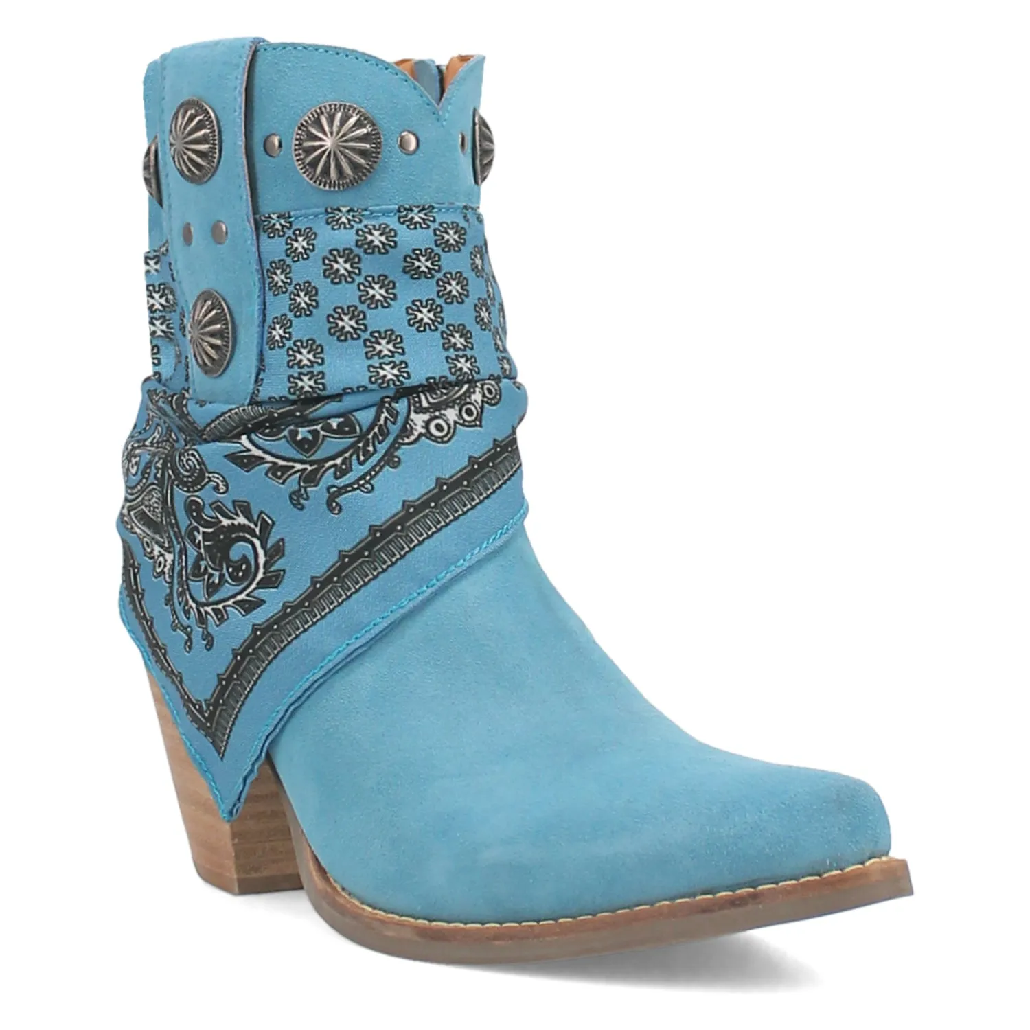 Dingo Women's Blue Suede Fashion Boots