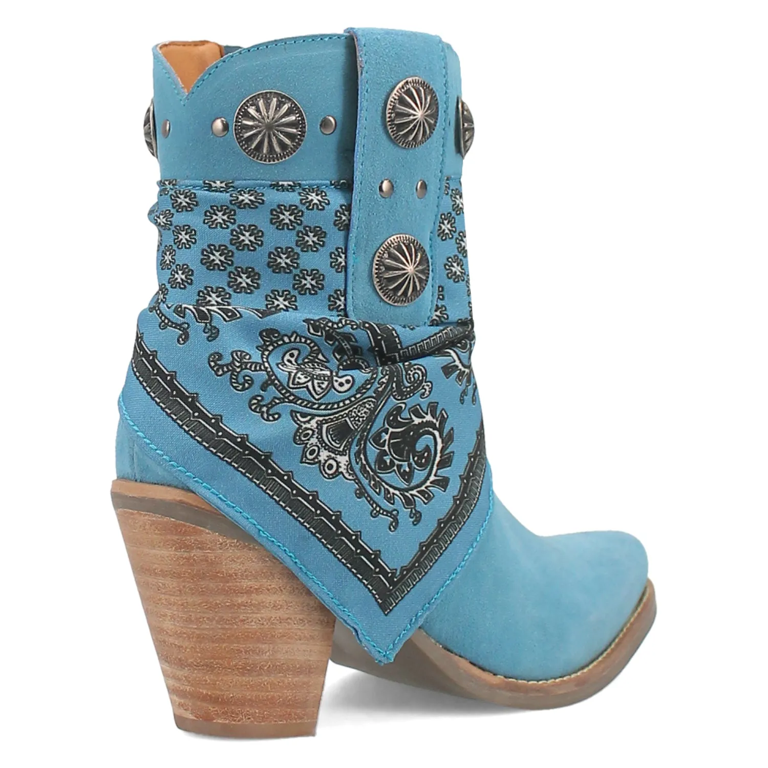 Dingo Women's Blue Suede Fashion Boots