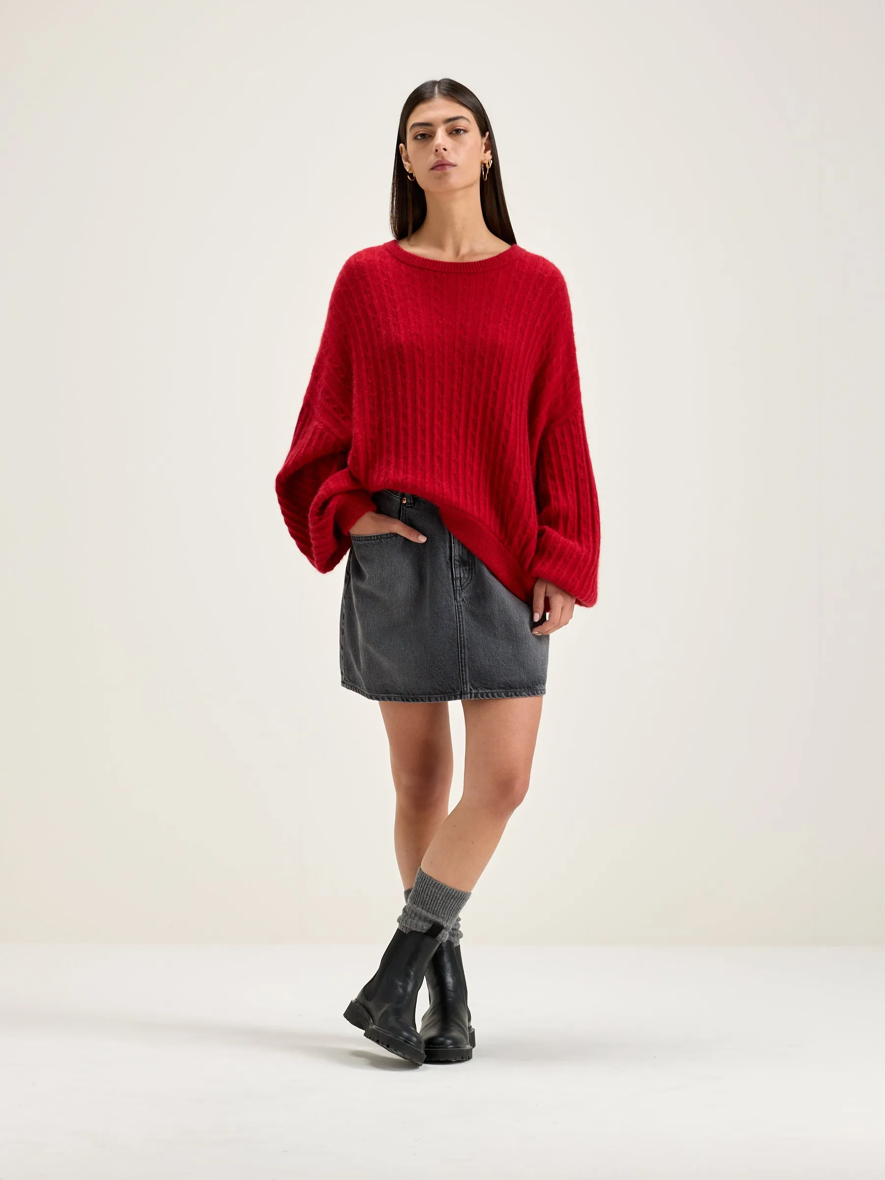 Dukas Red Sweater - Item 242/W - Shop Now