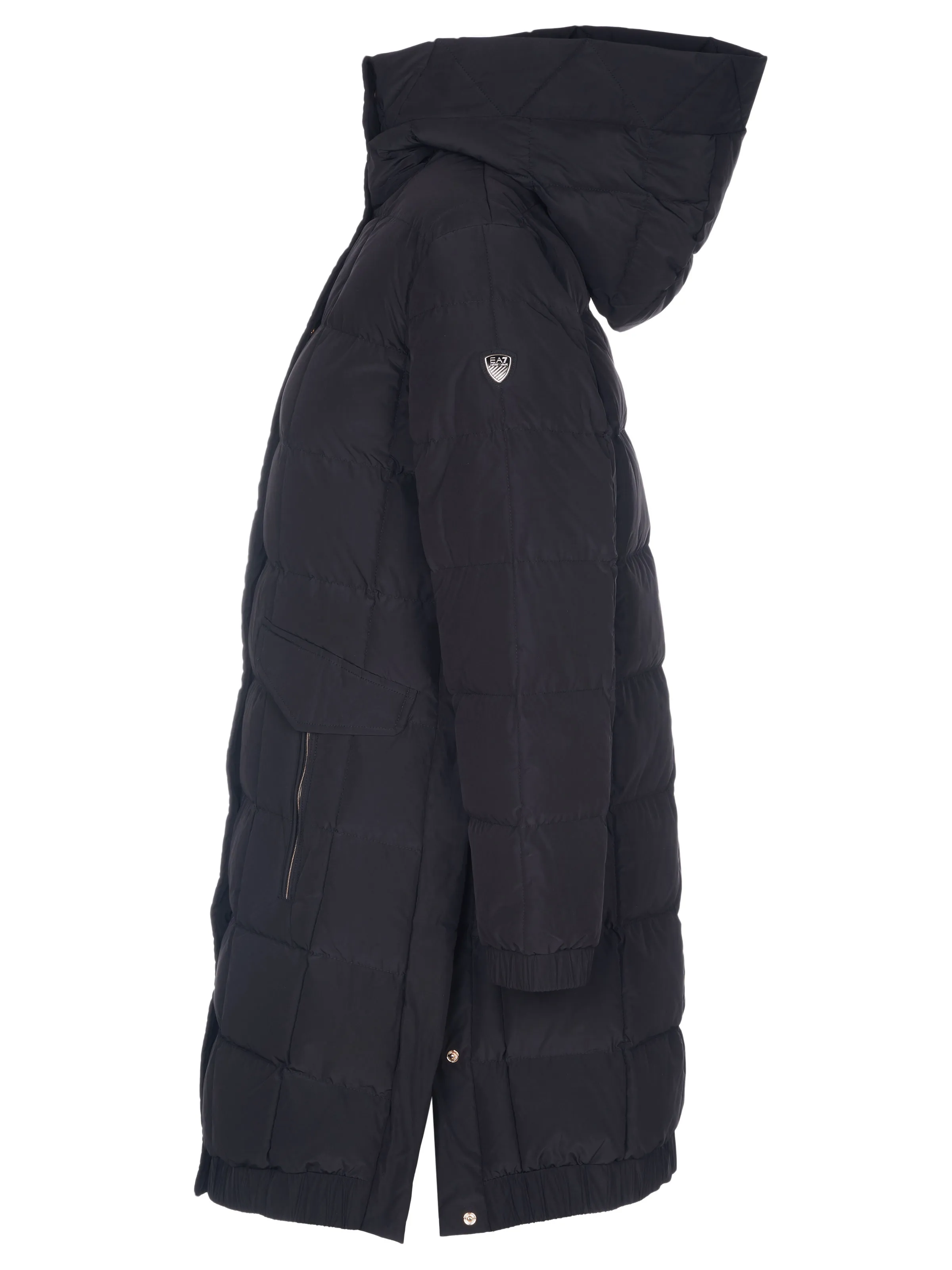 EA7 Emporio Armani Black Coat