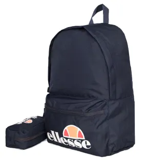 Ellesse Navy Rolby School Backpack and Pencil Case Bag