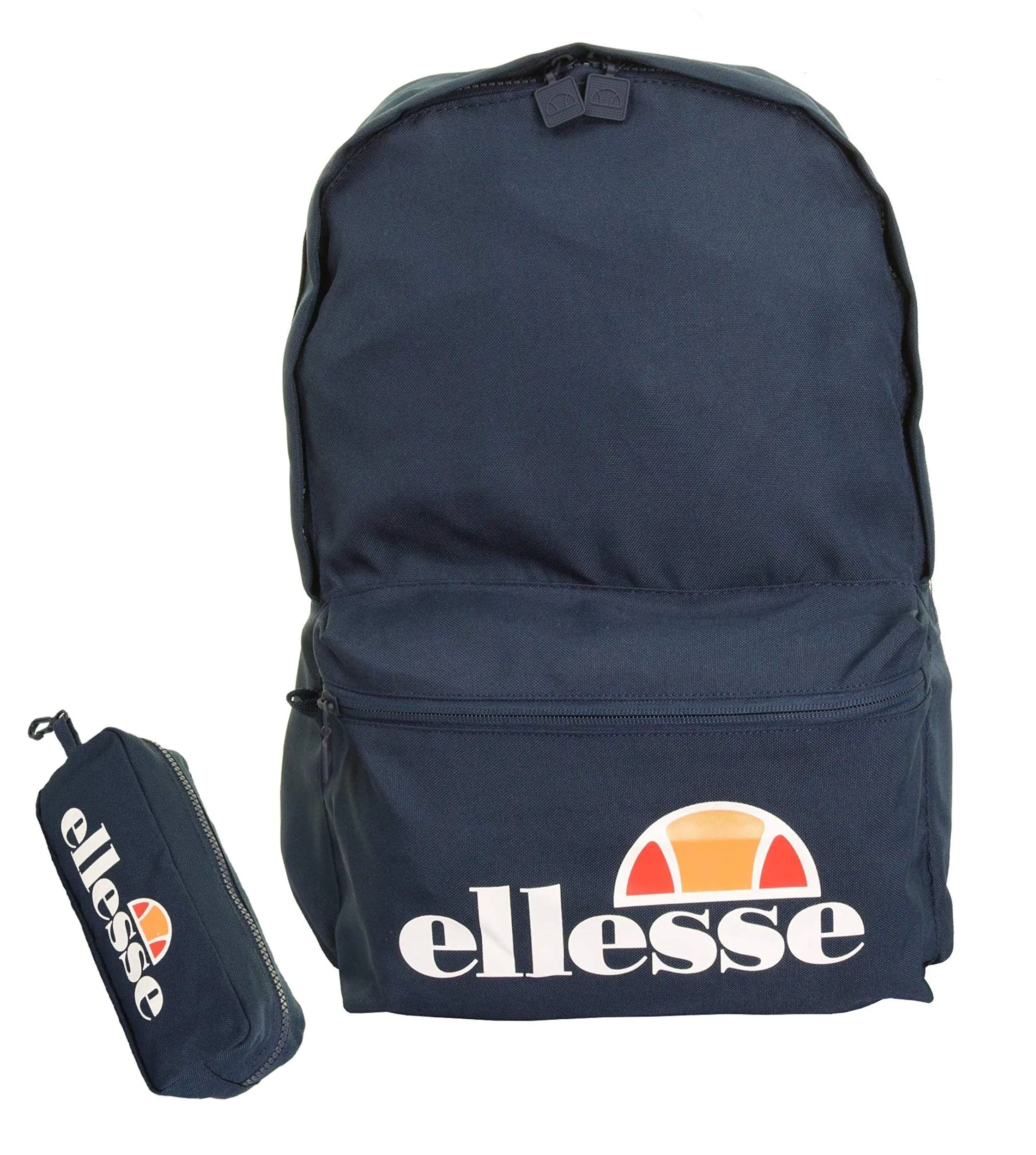 Ellesse Navy Rolby School Backpack and Pencil Case Bag