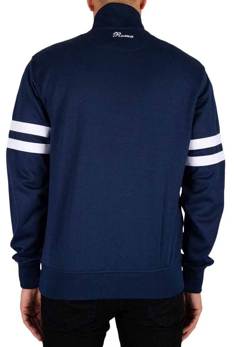 Ellesse Roma Authentic Retro Track Jacket in Navy