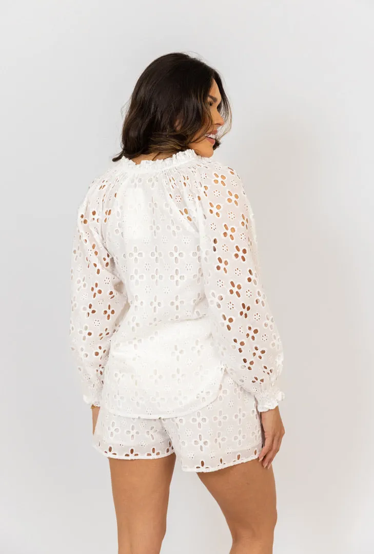 Eyelet Shorts