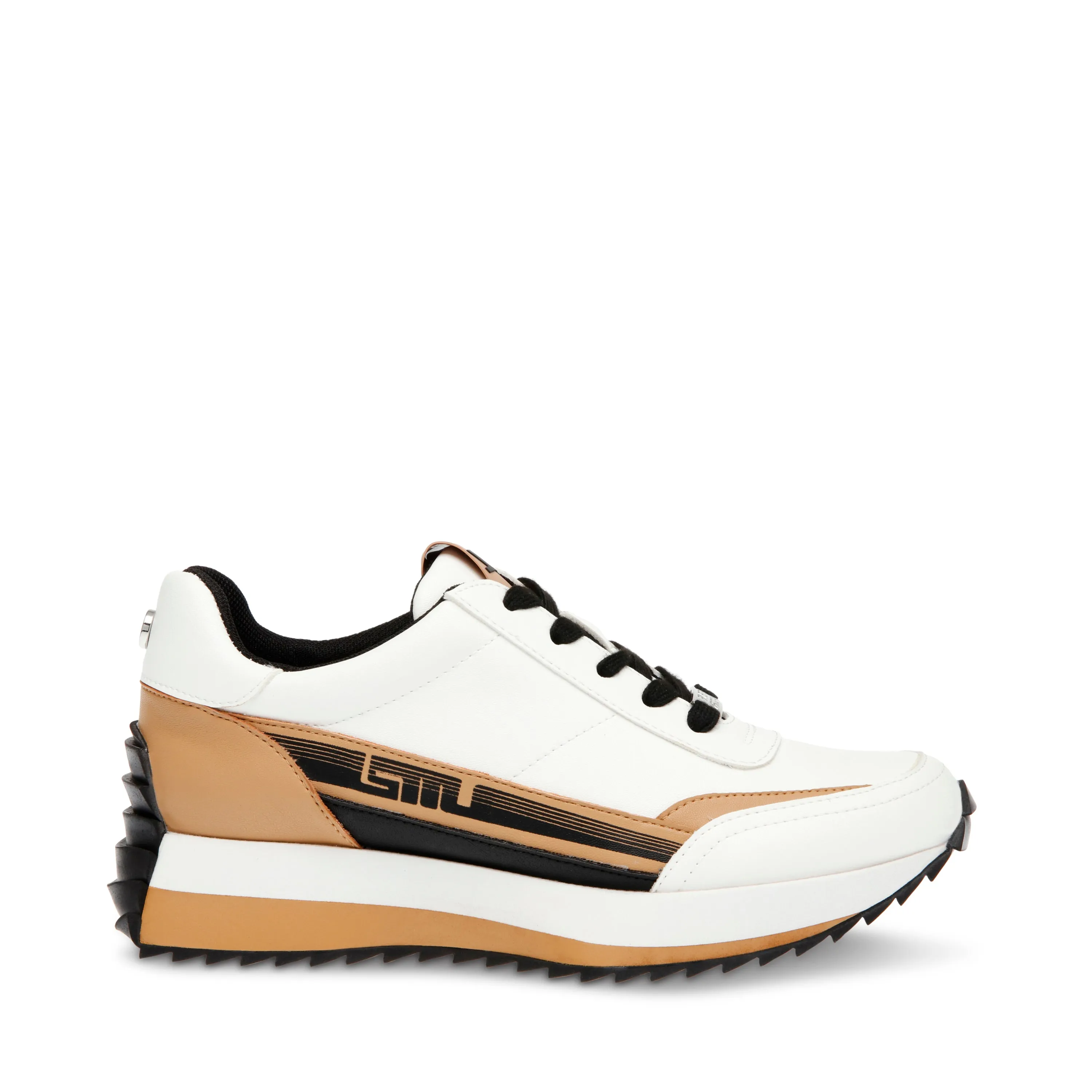 Fast Break Sneaker White Tan