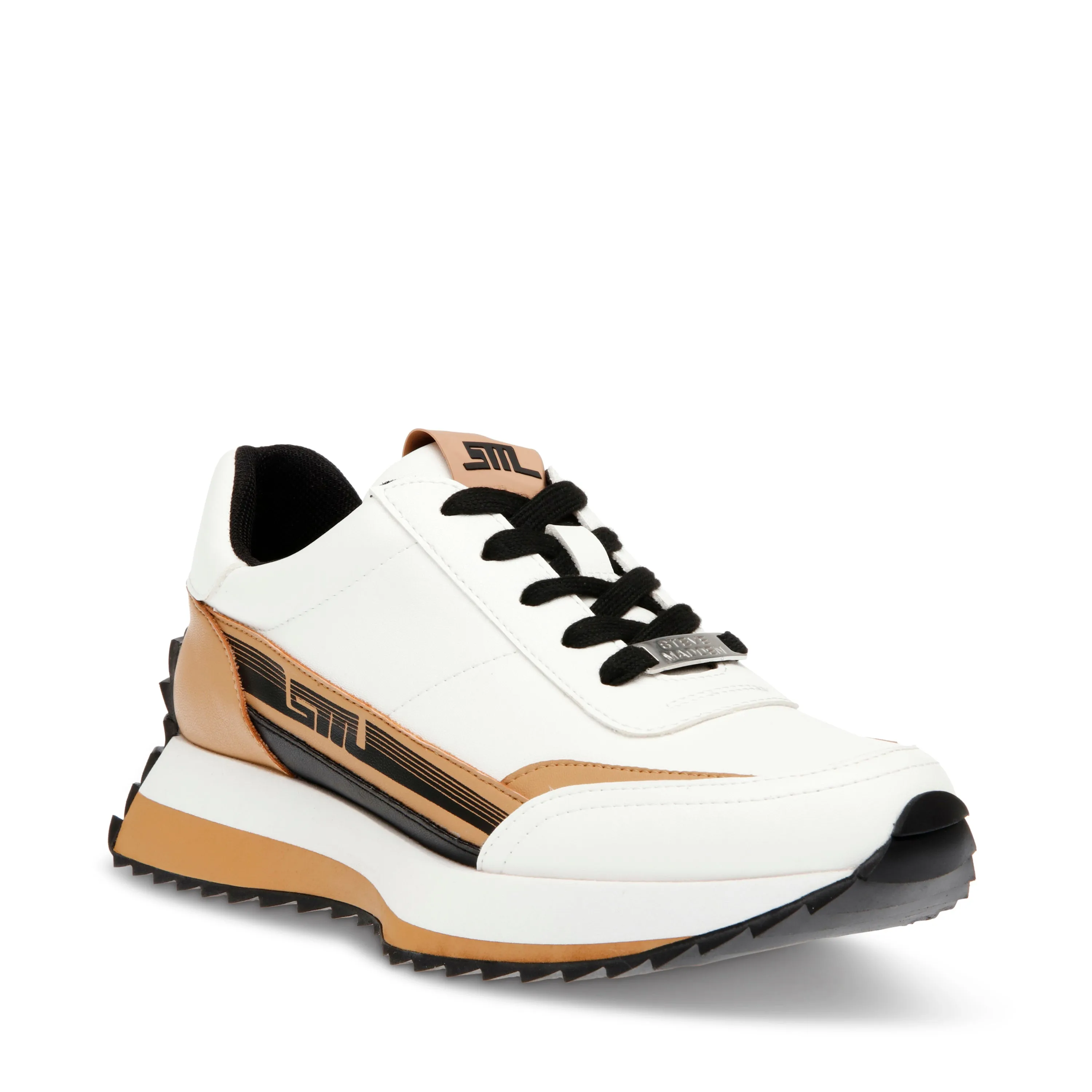 Fast Break Sneaker White Tan