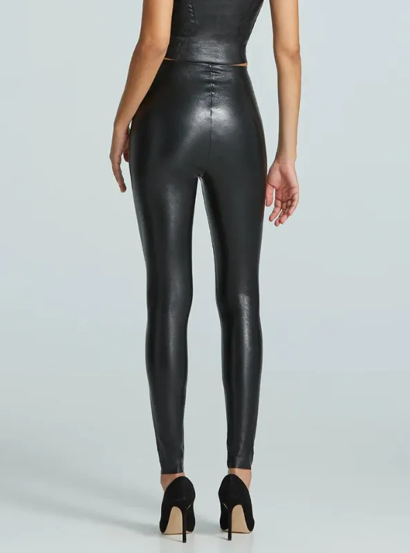 Vegan Leather Leggings