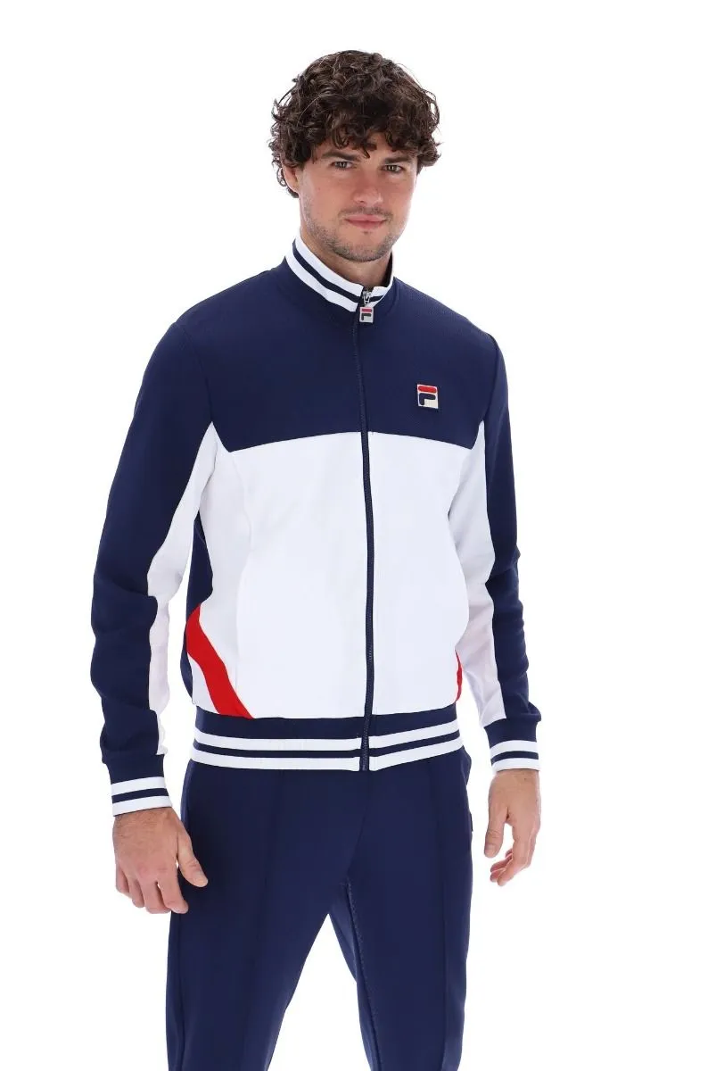 Fila Tiebreaker Navy Funel Neck Jacket Track