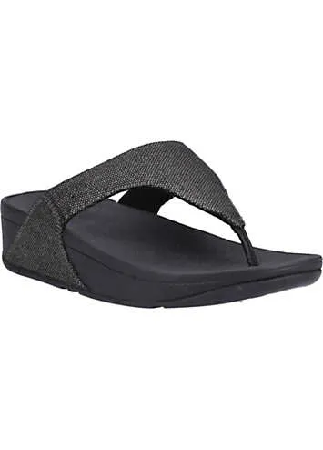 FitFlop Lulu Shimmerlux Toe Post Sandals Grattan