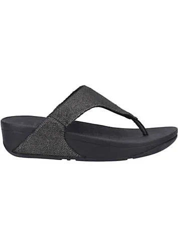 FitFlop Lulu Shimmerlux Toe Post Sandals Grattan