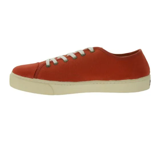 FLAMINGOS LIFE RANCHO RED IVORY Low-Top Sneakers Sustainable Leisure Shoes Everyday Sneakers Made in Spain Red/White