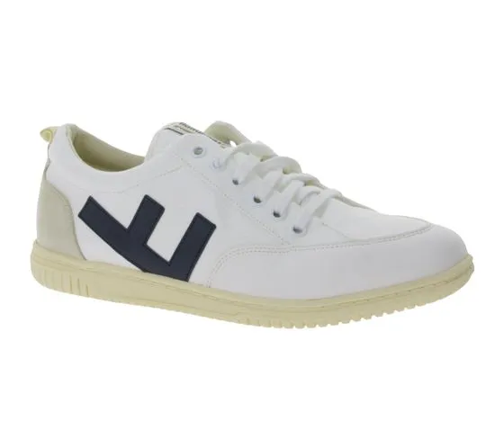 White Navy Flamingos Life Roland V.3 Women's City Shoes Vegan Leisure Sneakers Made in Spain