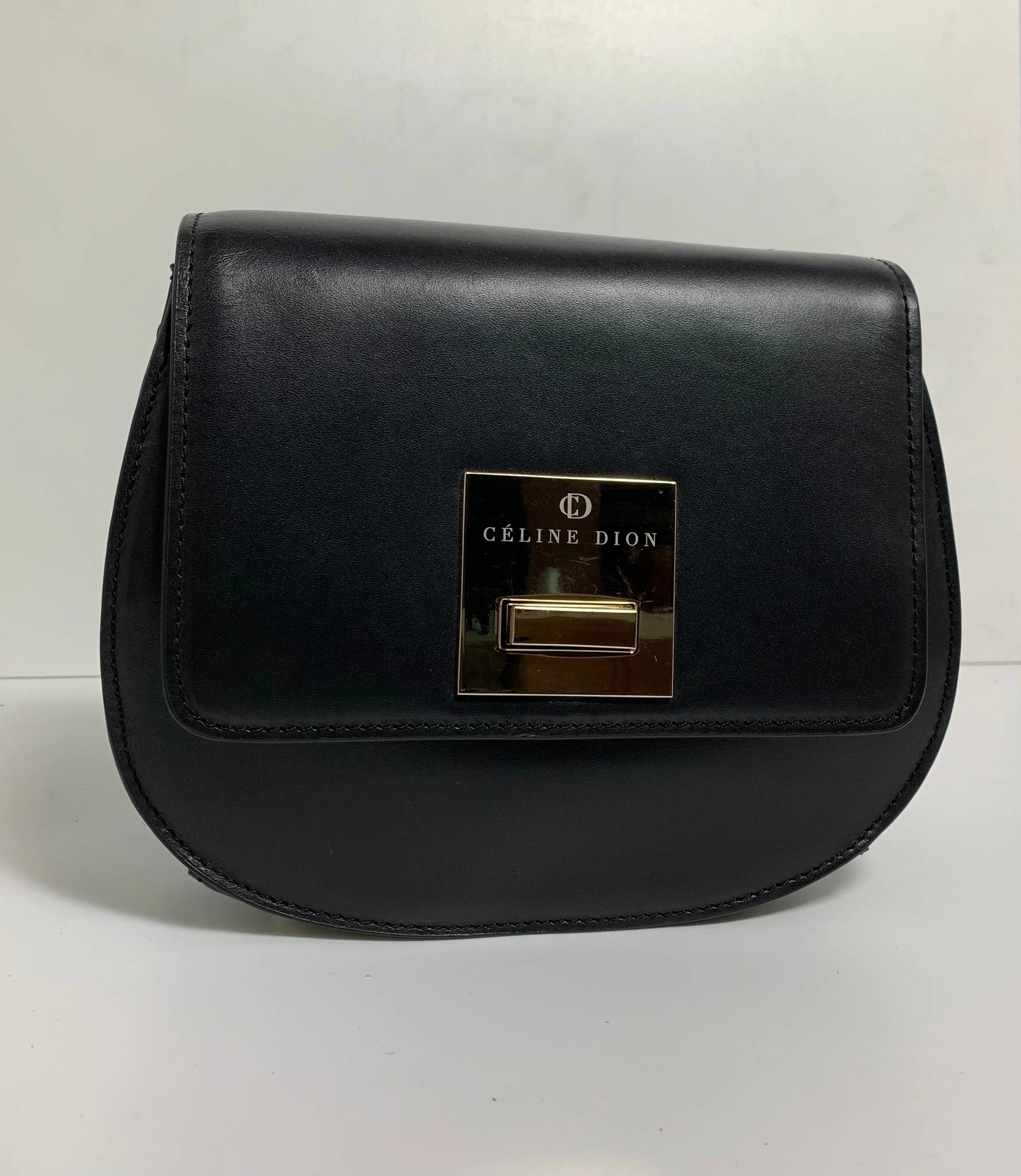 Black Leather Small Bag - FLP5079