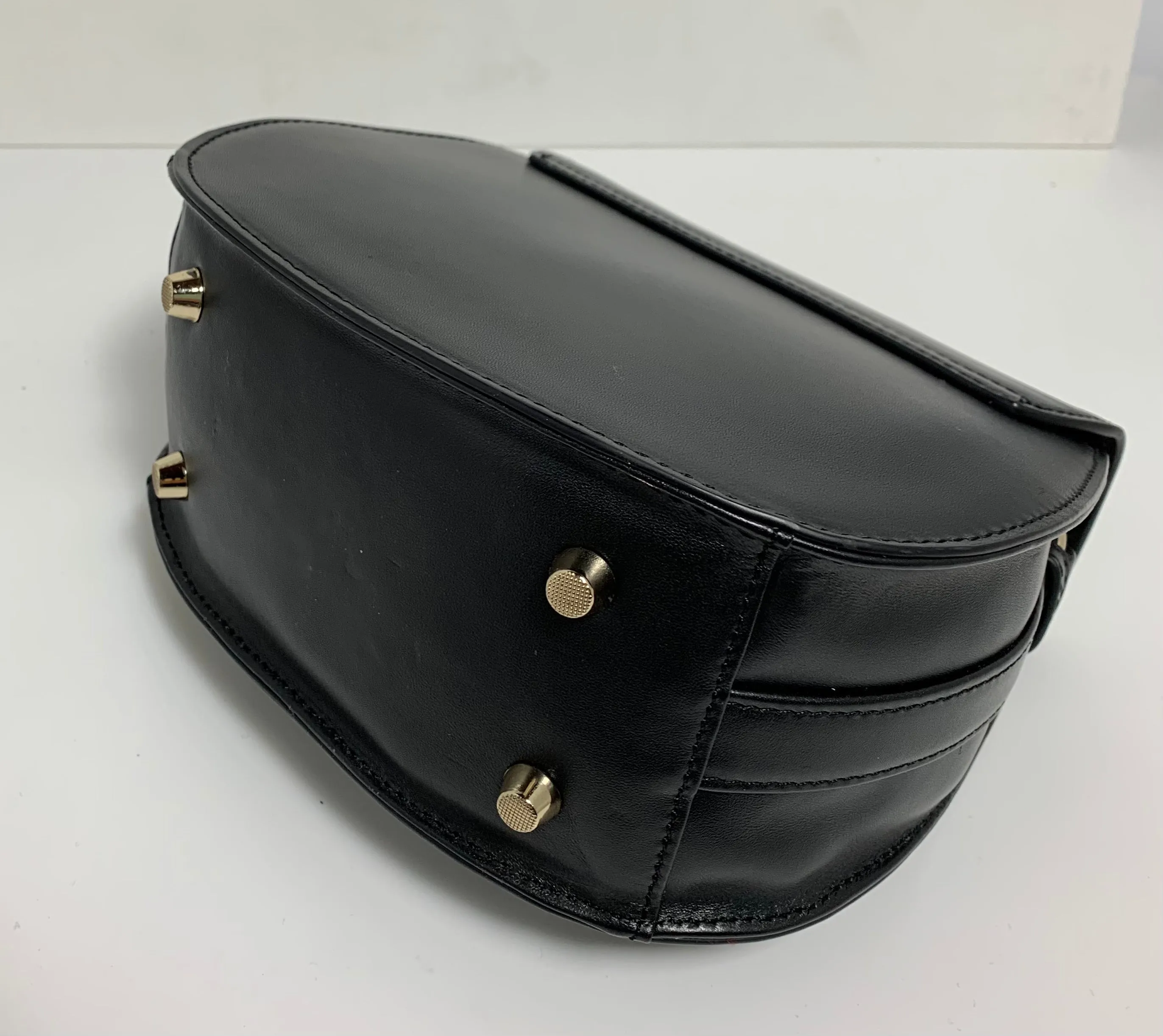 Black Leather Small Bag - FLP5079