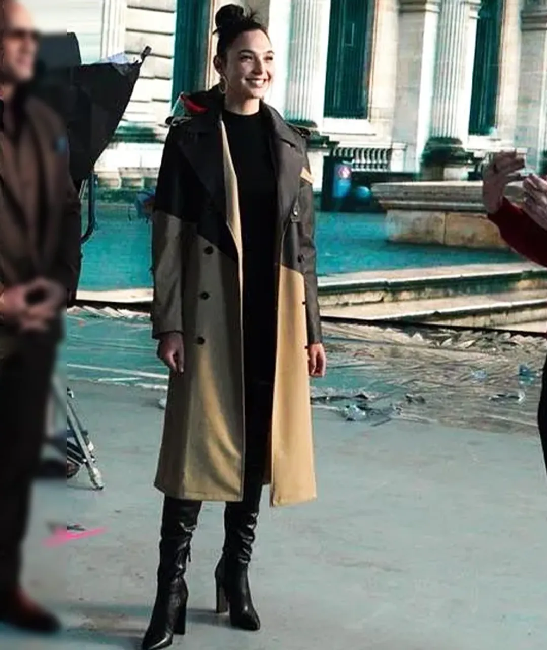 Gal Gadot Red Notice Trench Coat