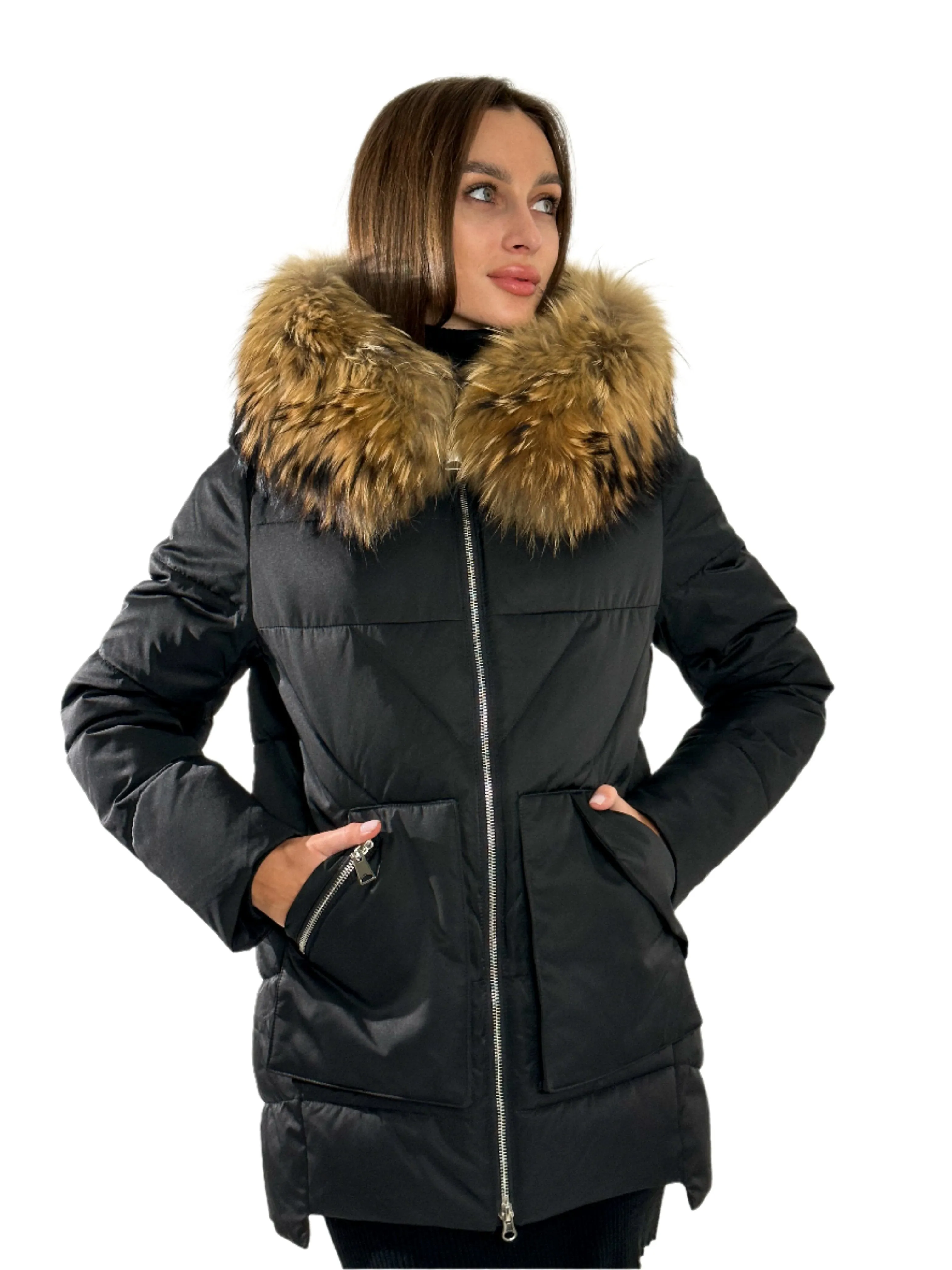 Genuine Fur Performance Fill Coat