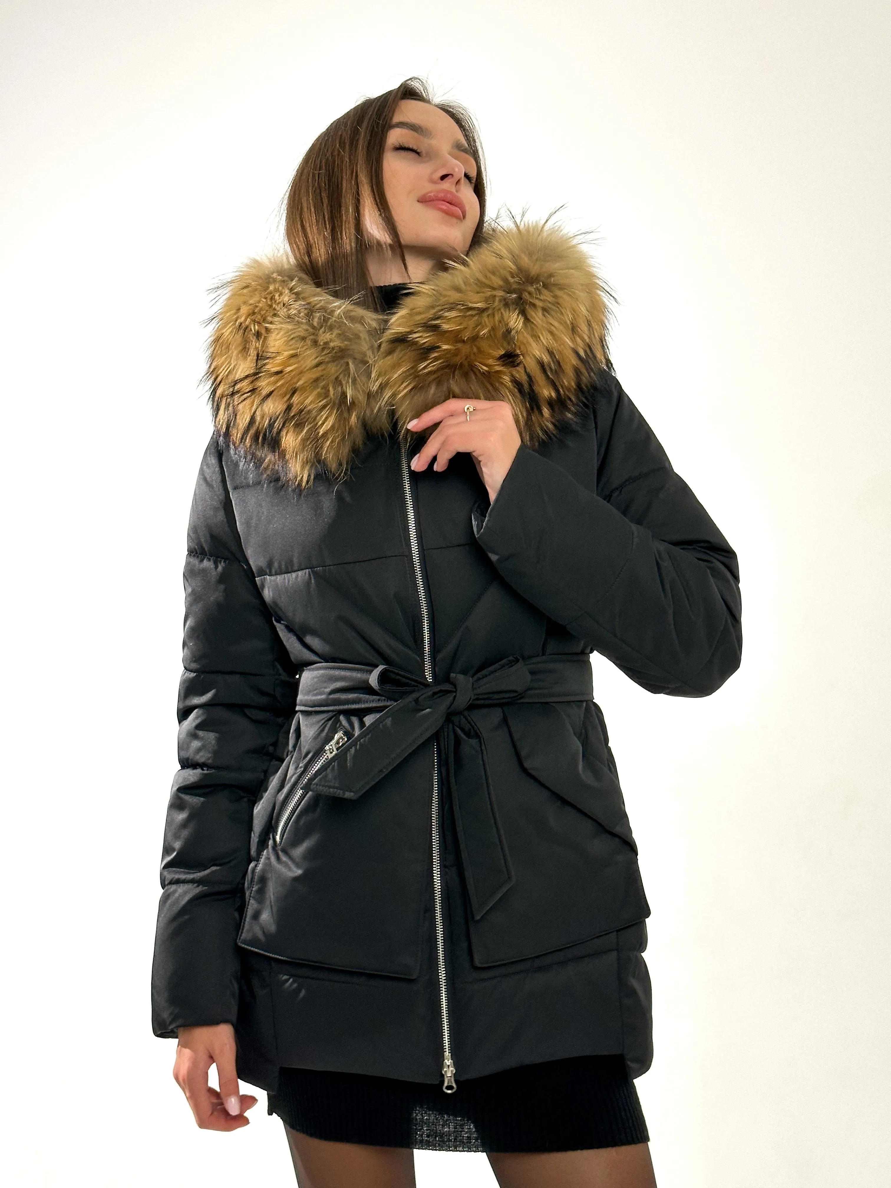 Genuine Fur Performance Fill Coat