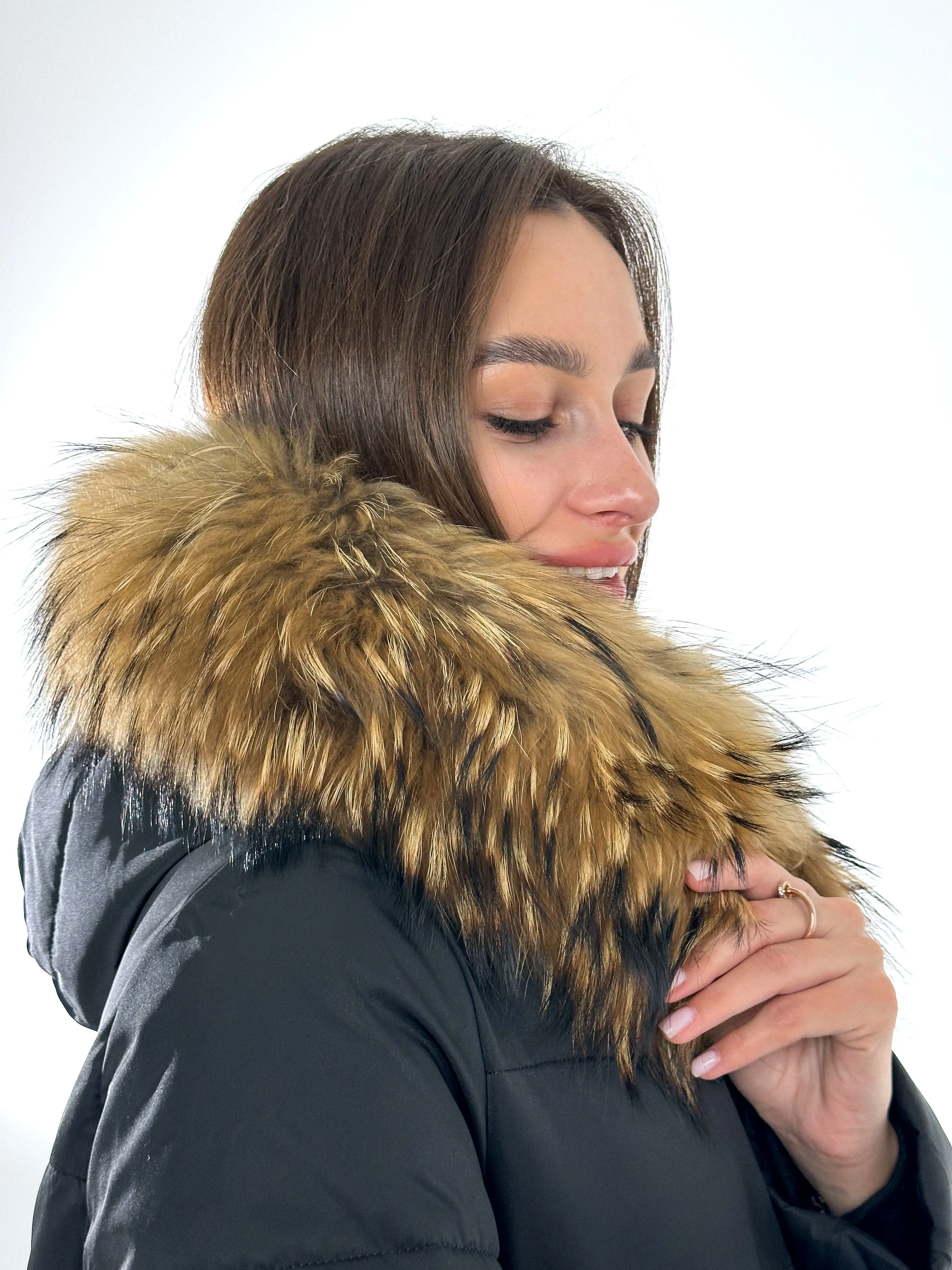 Genuine Fur Performance Fill Coat