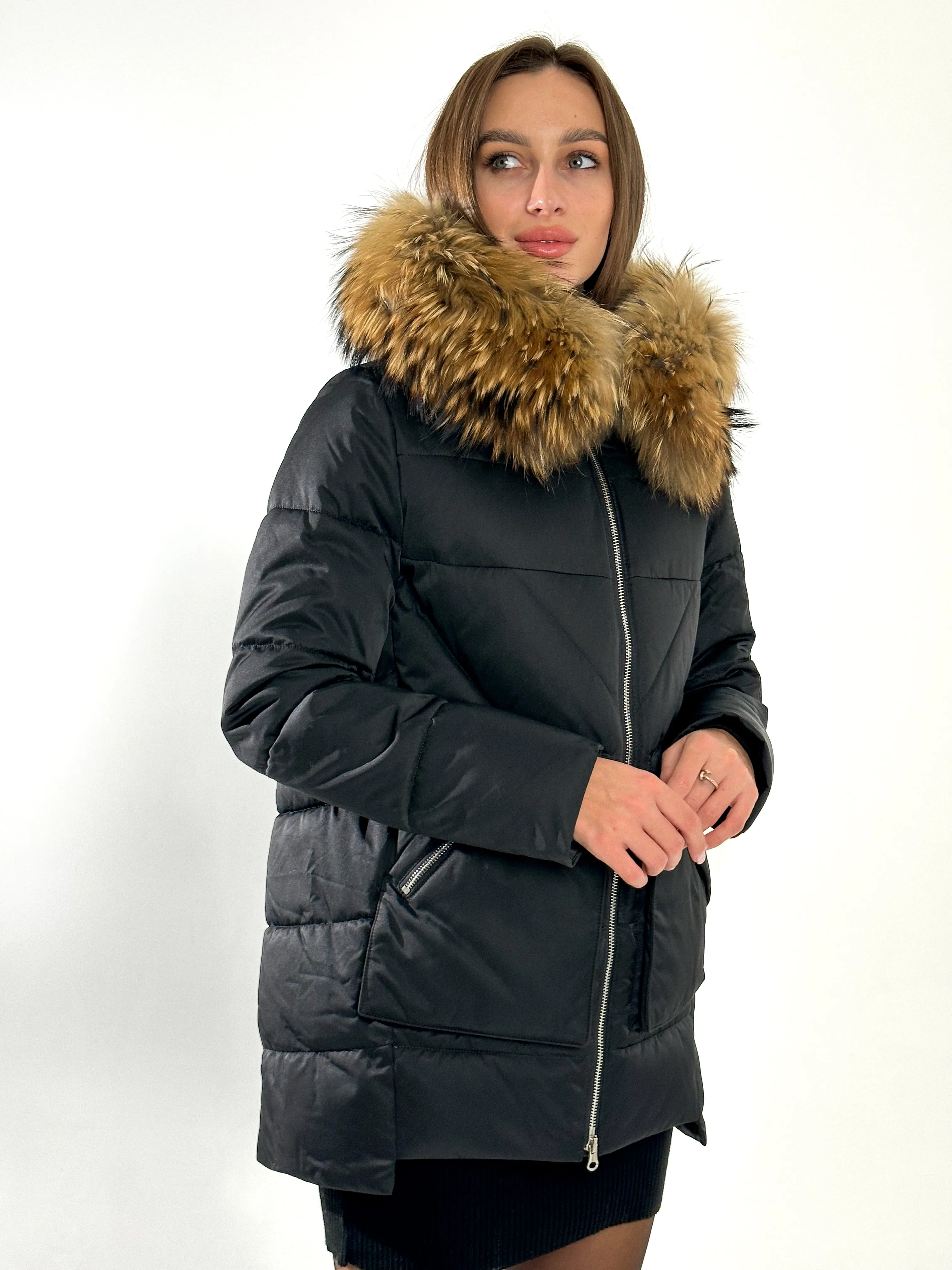 Genuine Fur Performance Fill Coat