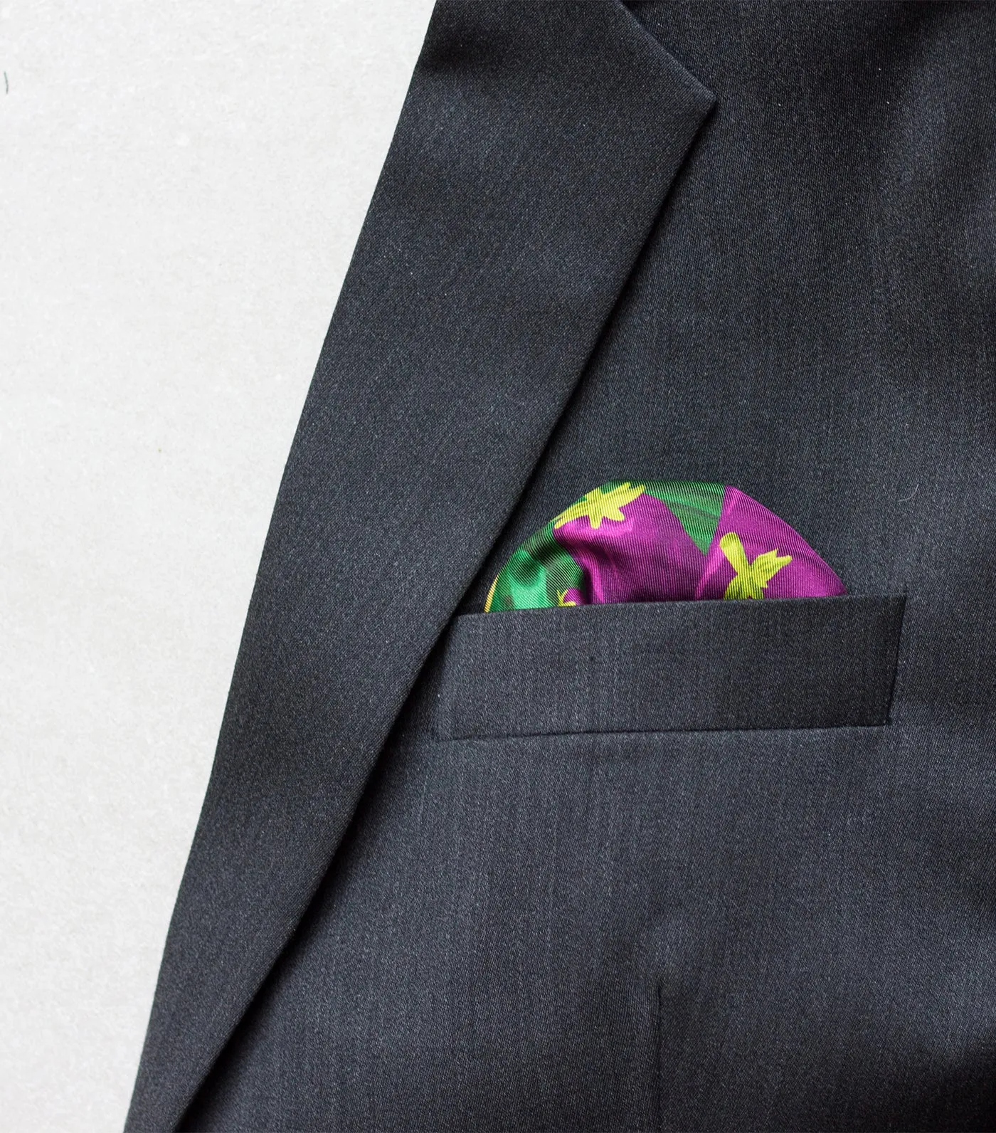 Green Lechon Pocket Square