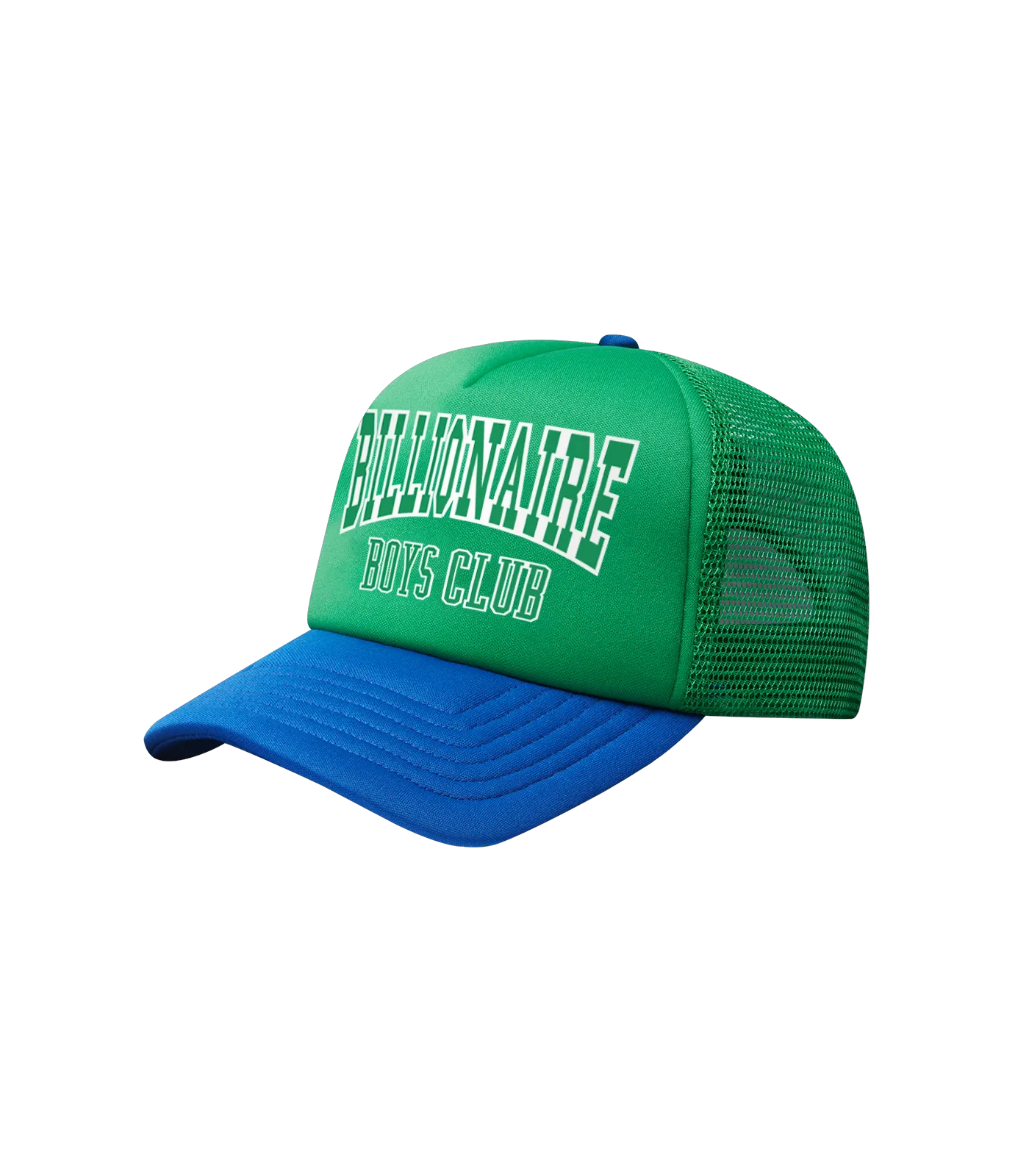 Green Varsity Baseball Cap with Logo