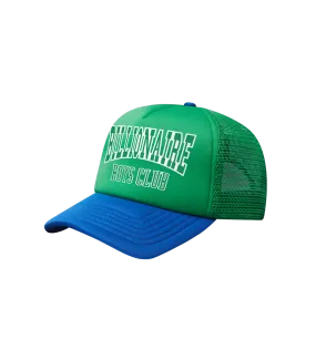 Green Varsity Baseball Cap with Logo