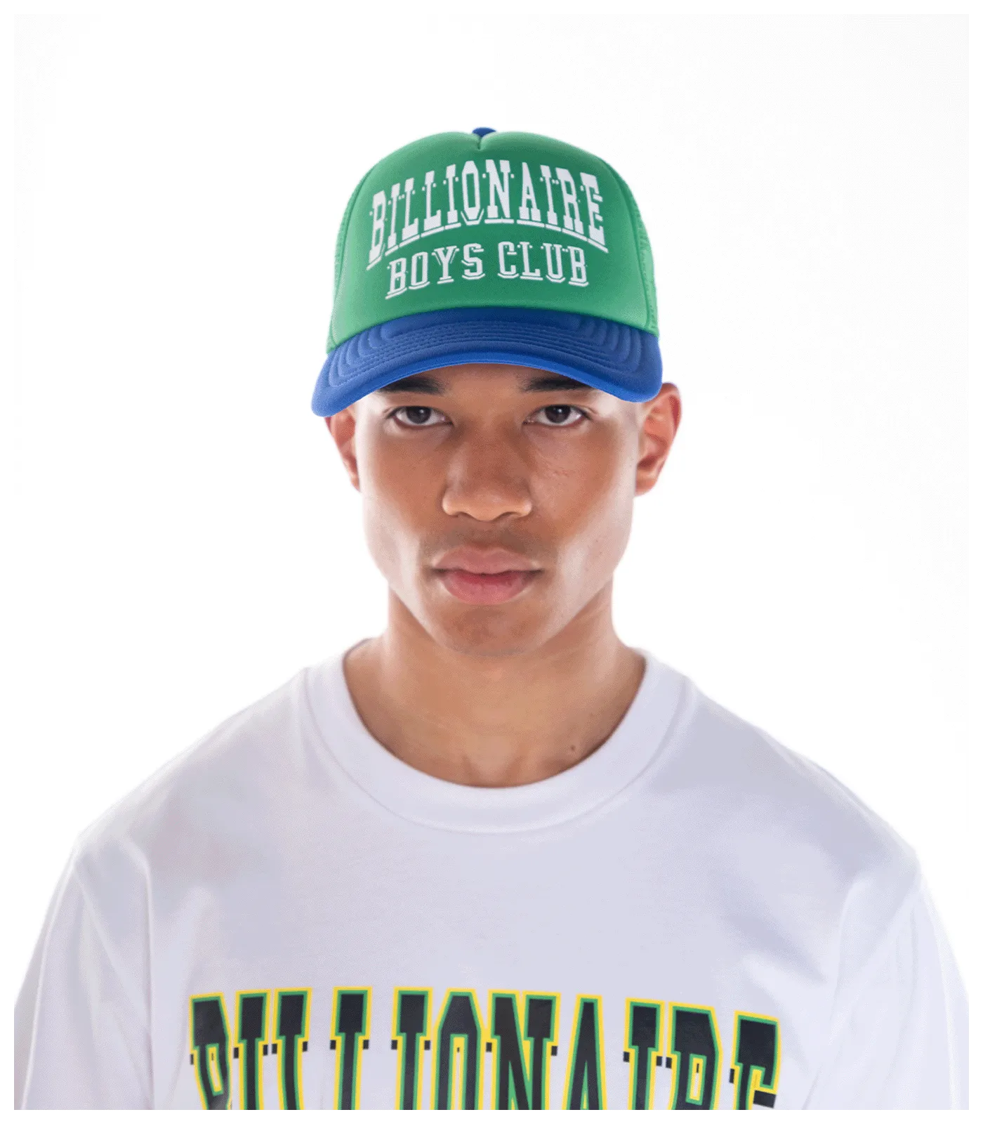 Green Varsity Baseball Cap with Logo