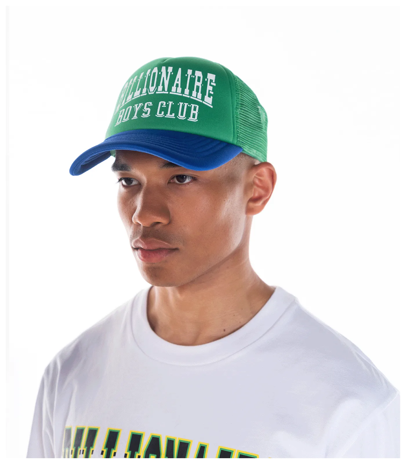 Green Varsity Baseball Cap with Logo