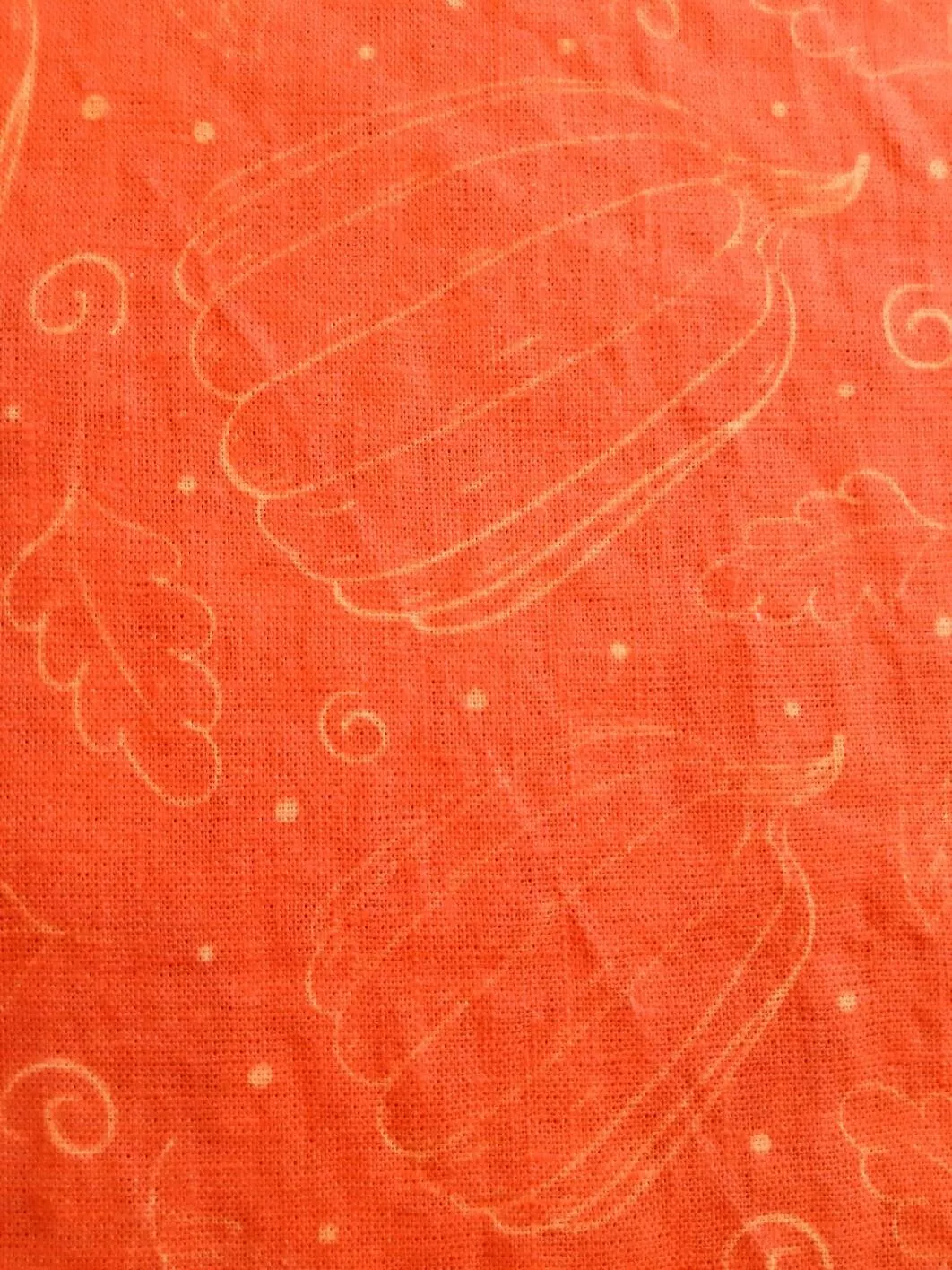 Halloween Linen Fabric By The Yard, Printed Linen Fabric For Clothing & Home Textile - Width 148 cm