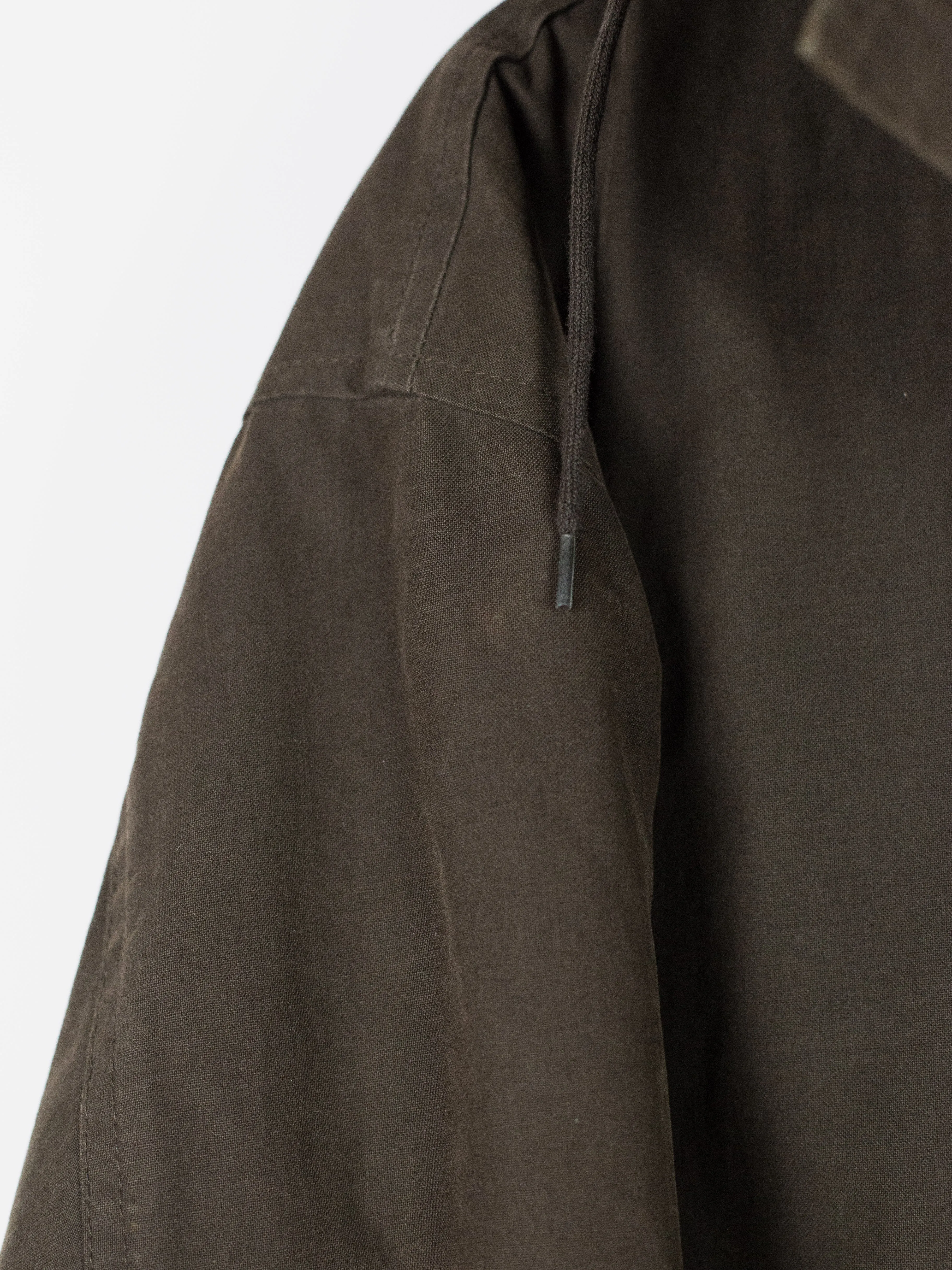 Helmut Lang Autum Winter 1998 Military Parka with Detachable Fleece Lining.