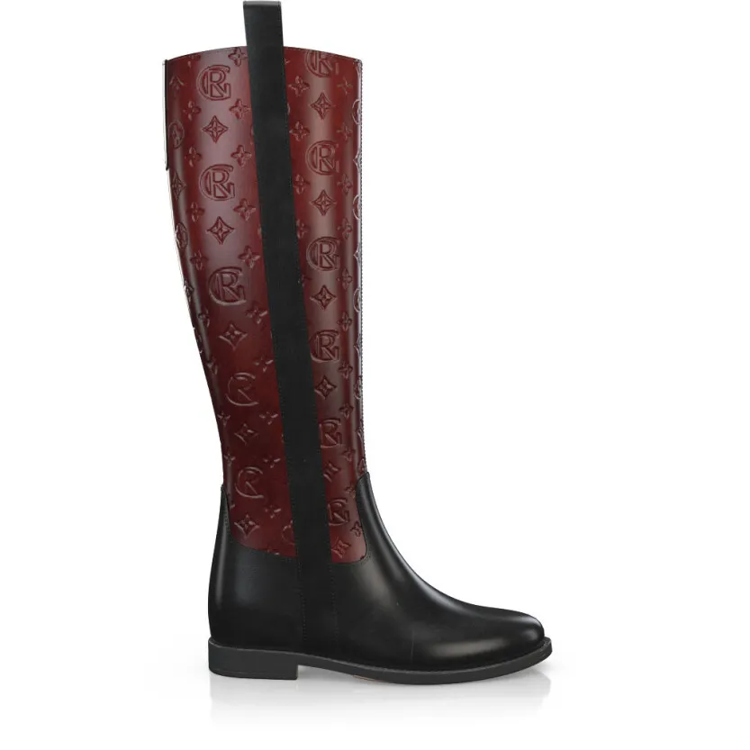 Hidden wedge boots 41176