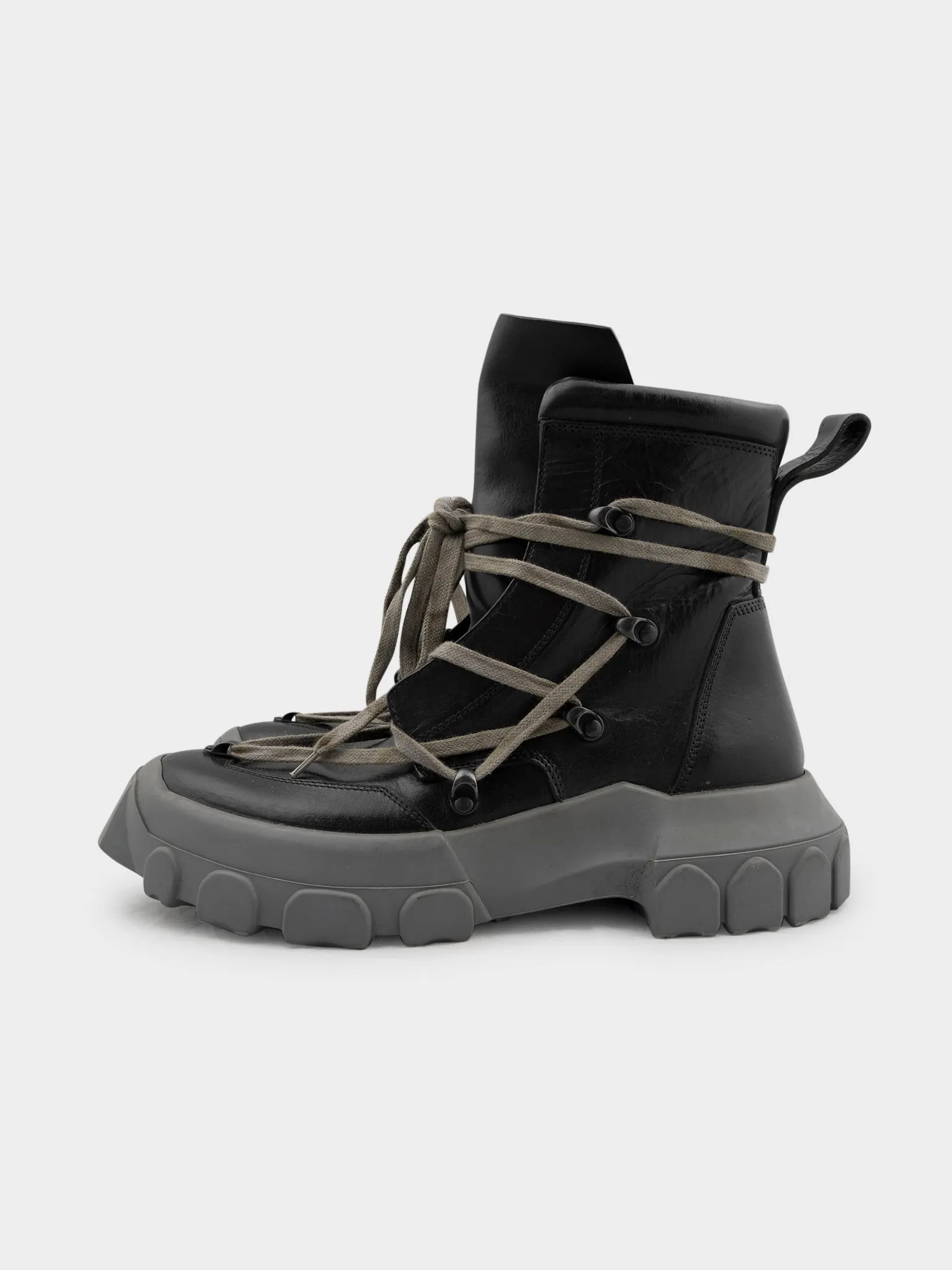 Hiking Boot with Pentagram Design