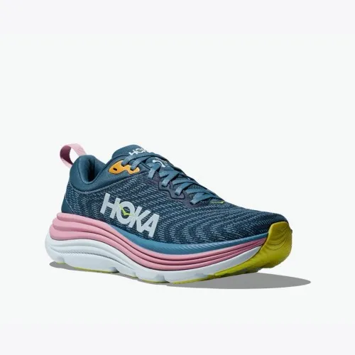 Hoka Gaviota 5 Real Teal and Shadow Stability Shoes