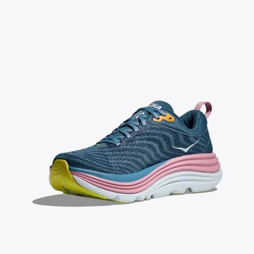 Hoka Gaviota 5 Real Teal and Shadow Stability Shoes