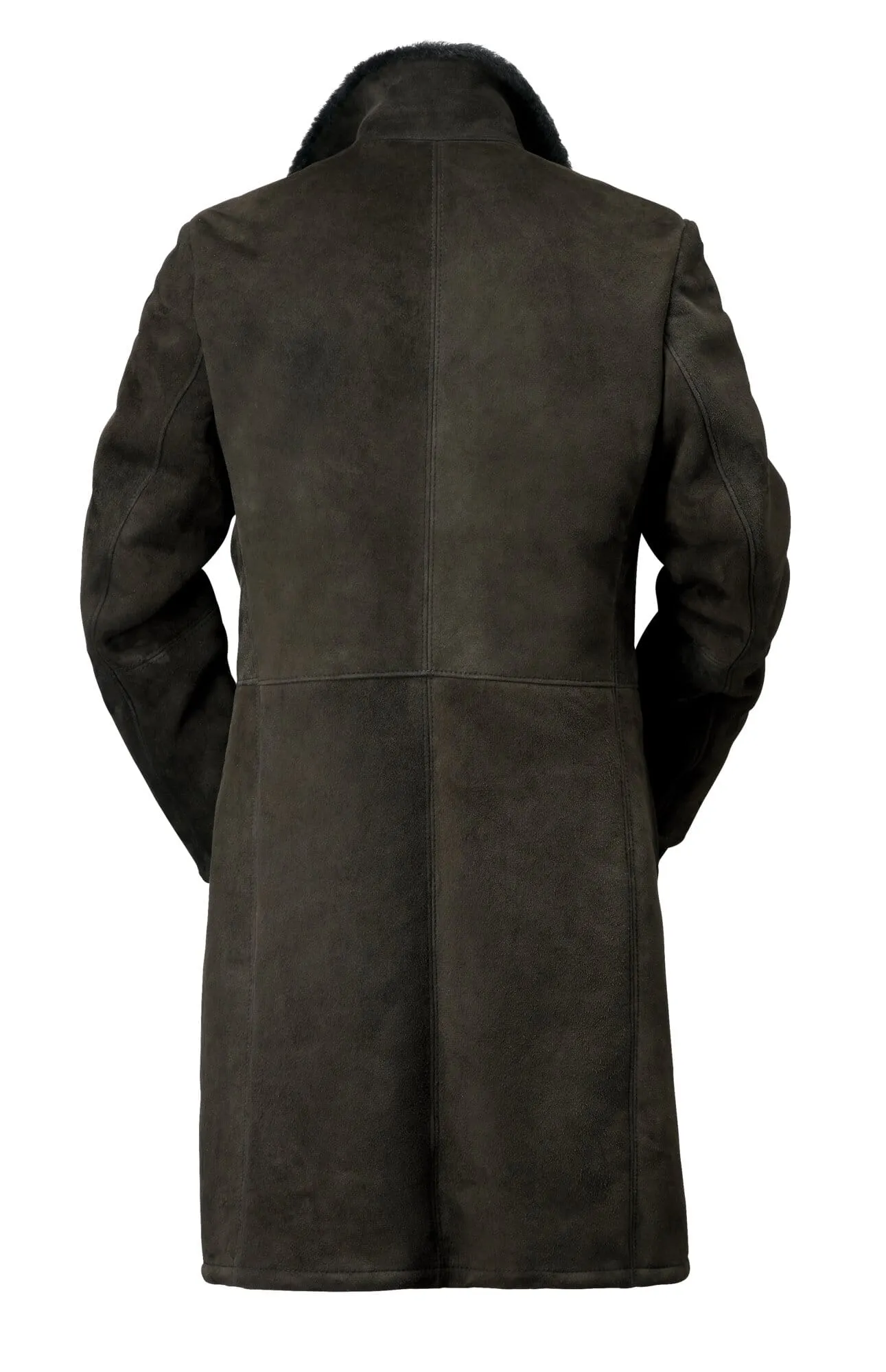 Iceland lamb coat for men in Anthracite color from Manufactum.